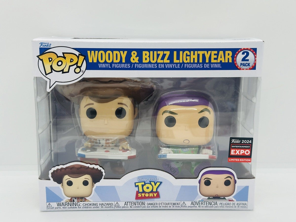 Funko Pop -  Toy Story Vinyl Figure - Woody & Buzz Lightyear 2 Pack