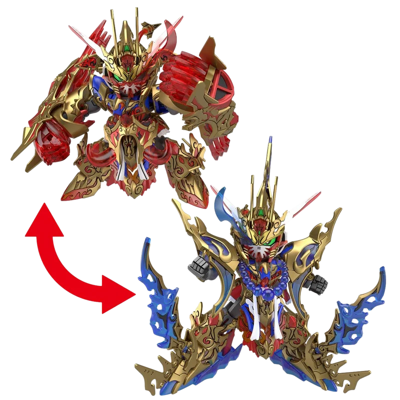 Gunpla Model Kit Bandai - Gundam World Heroes Wukong Impulse DX Set SD 09
