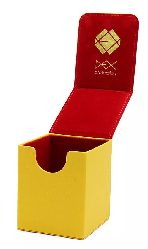 Dex Protection Creation Line Magnetic Deck Box - Small: Yellow