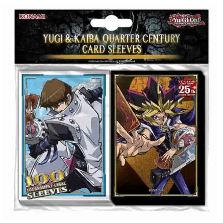YU-GI-OH TCG: Yugi & Kaiba Quarter Century Card Sleeves Pack (100)