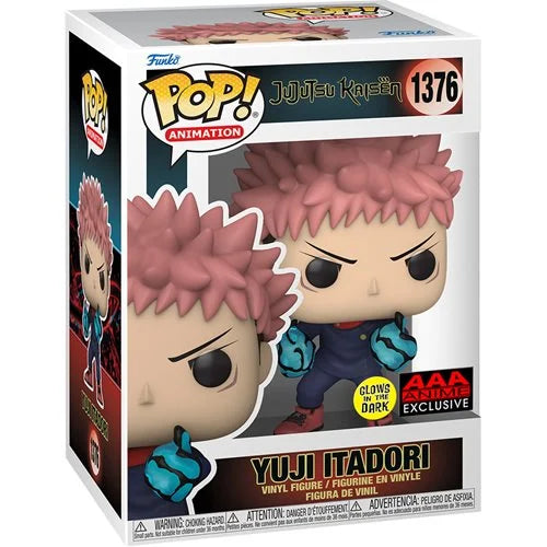 Funko POP - Jujutsu Kaisen Vinyl Figure - Yuji Itadori 1376 AAA Glow