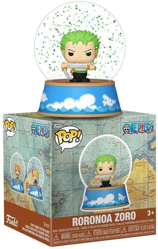 Funko Pop - One Piece Mini Glitter Globe - Roronoa Zoro