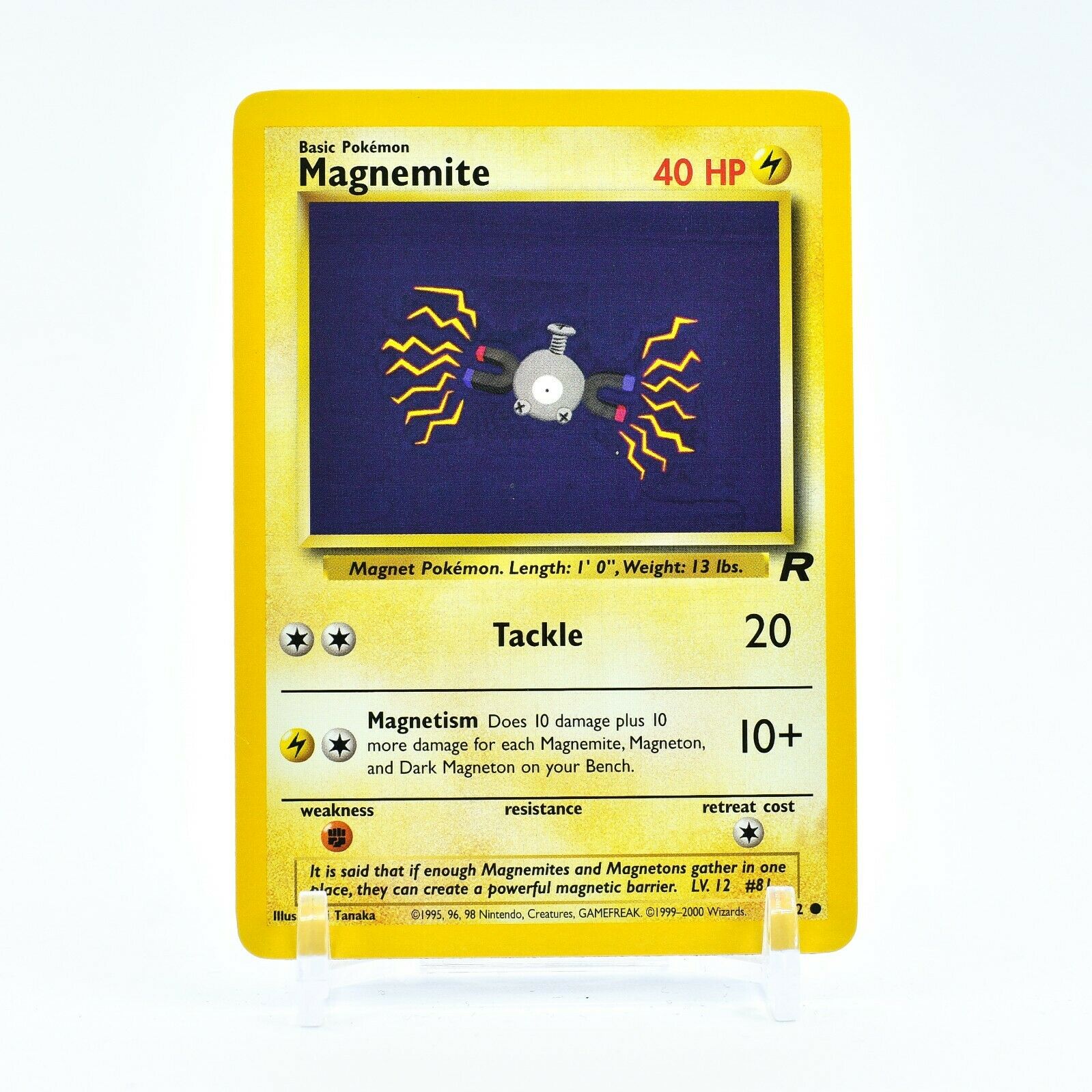 Magnemite - 60/82 Team Rocket Unlimited Common Pokemon - NM