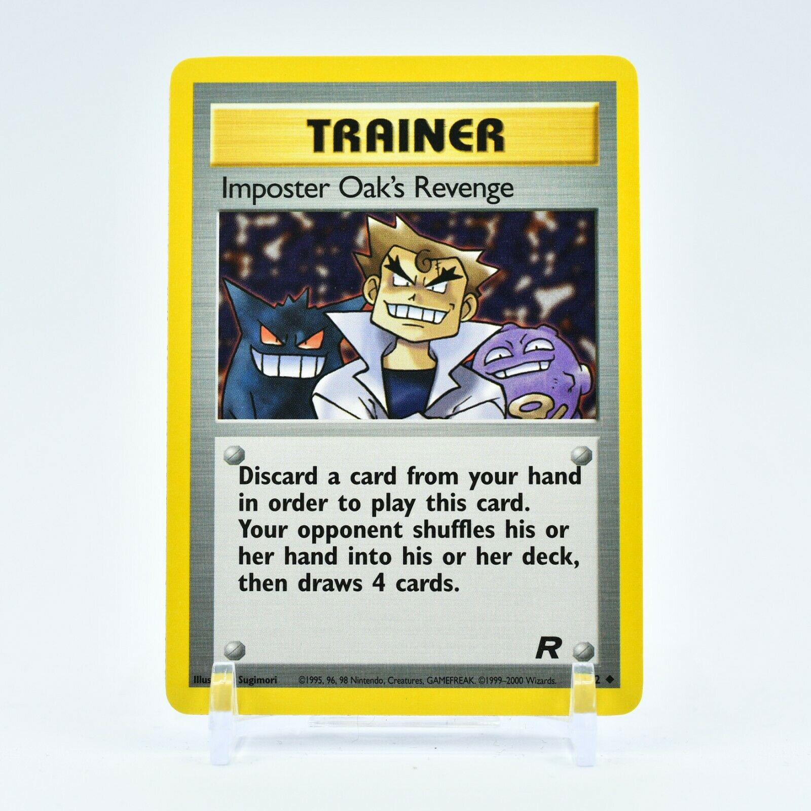 Imposter Oak's Revenge - 76/82 Team Rocket Unlimited Uncommon Trainer - NM