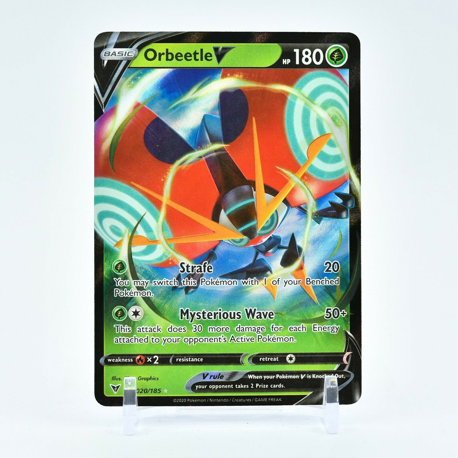 Orbeetle V - 020/185 Vivid Voltage Ultra Rare Pokemon - NM/MINT