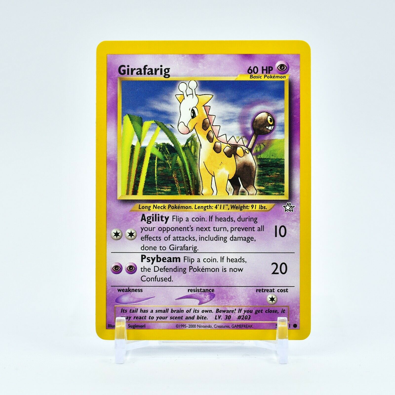 Girafarig - 58/111 Neo Genesis Unlimited Common Pokemon - NM
