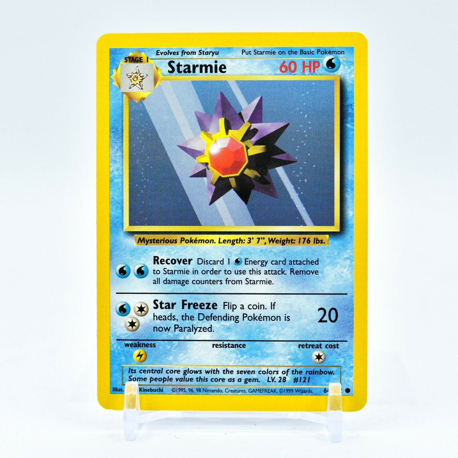 Starmie - 64/102 Base Set Unlimited Common Pokemon - NM