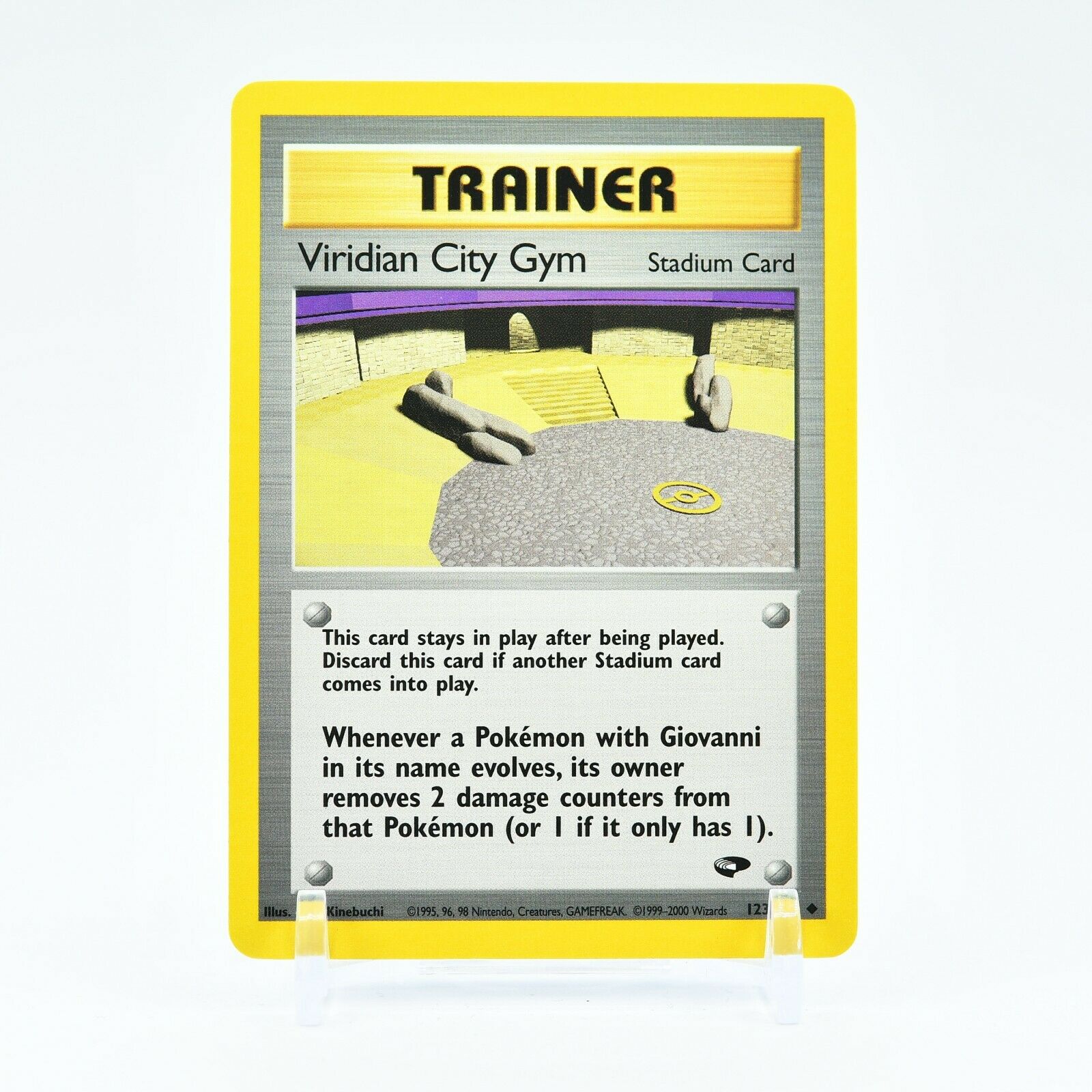 Viridian City Gym - 123/132 Gym Challenge Unlimited Uncommon Trainer - NM