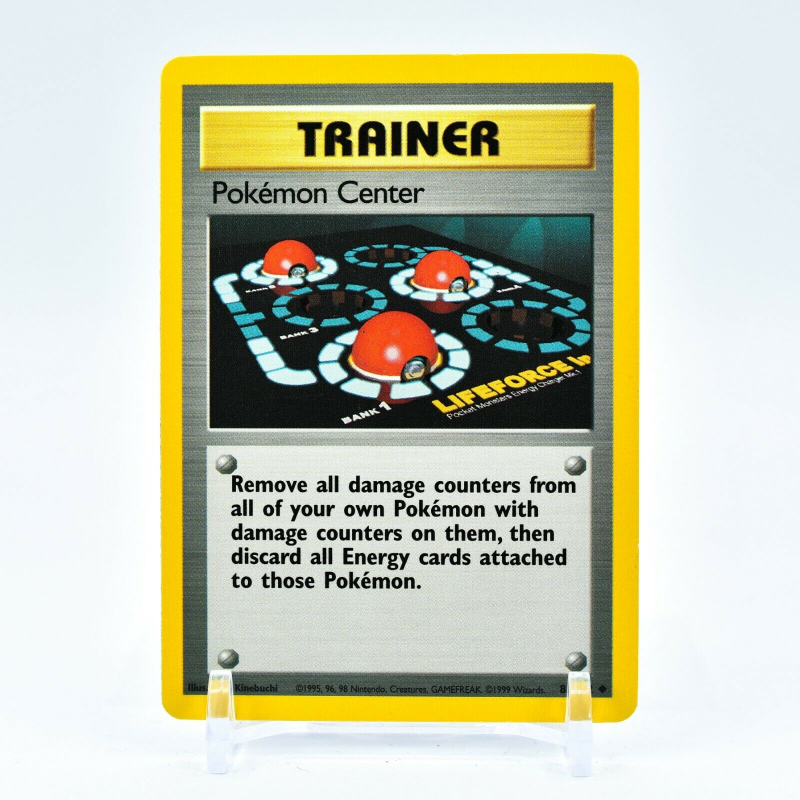 Pokemon Center - 85/102 Base Set Unlimited Uncommon Trainer - NM