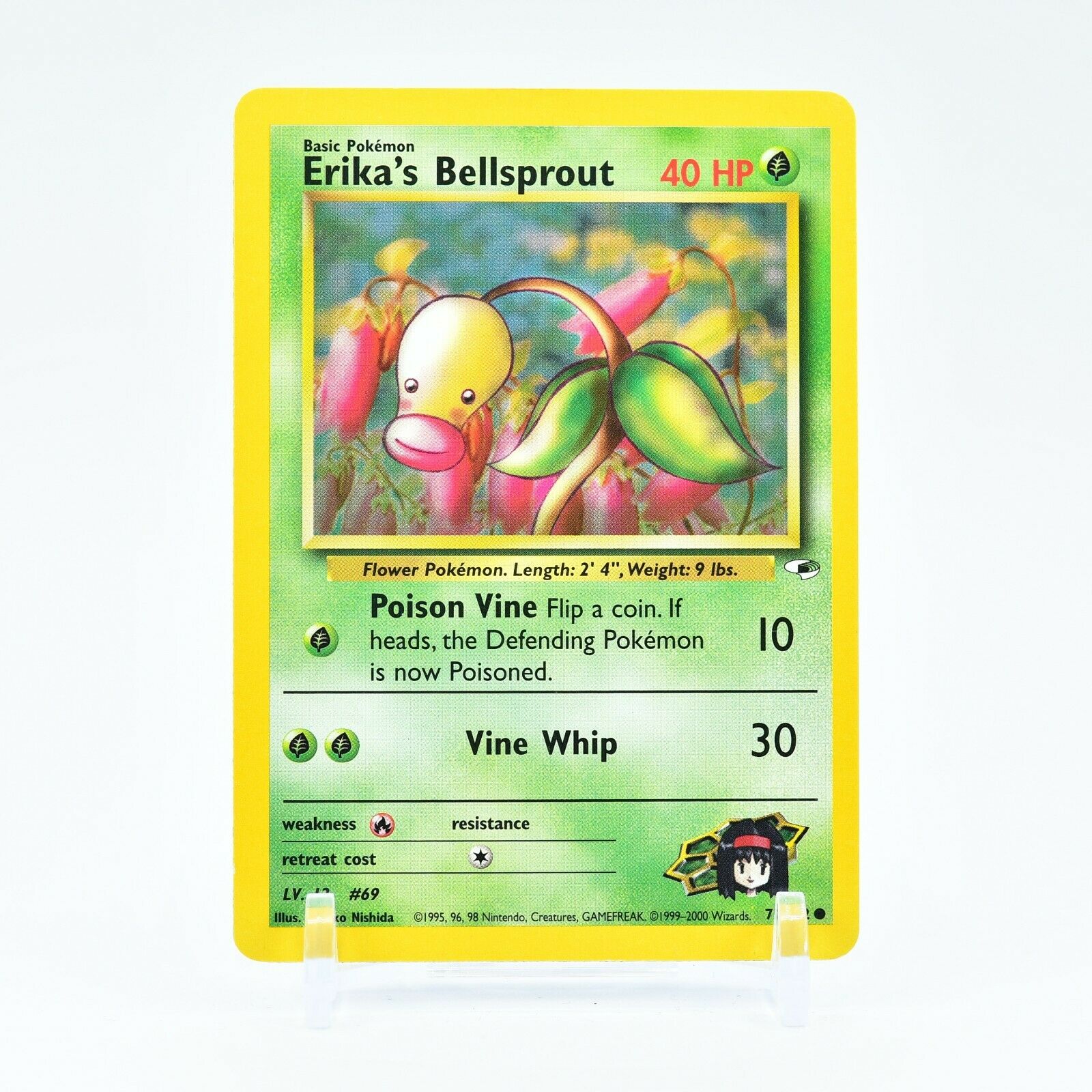 Erika's Bellsprout - 75/132 Gym Heroes Unlimited Common Pokemon - NM