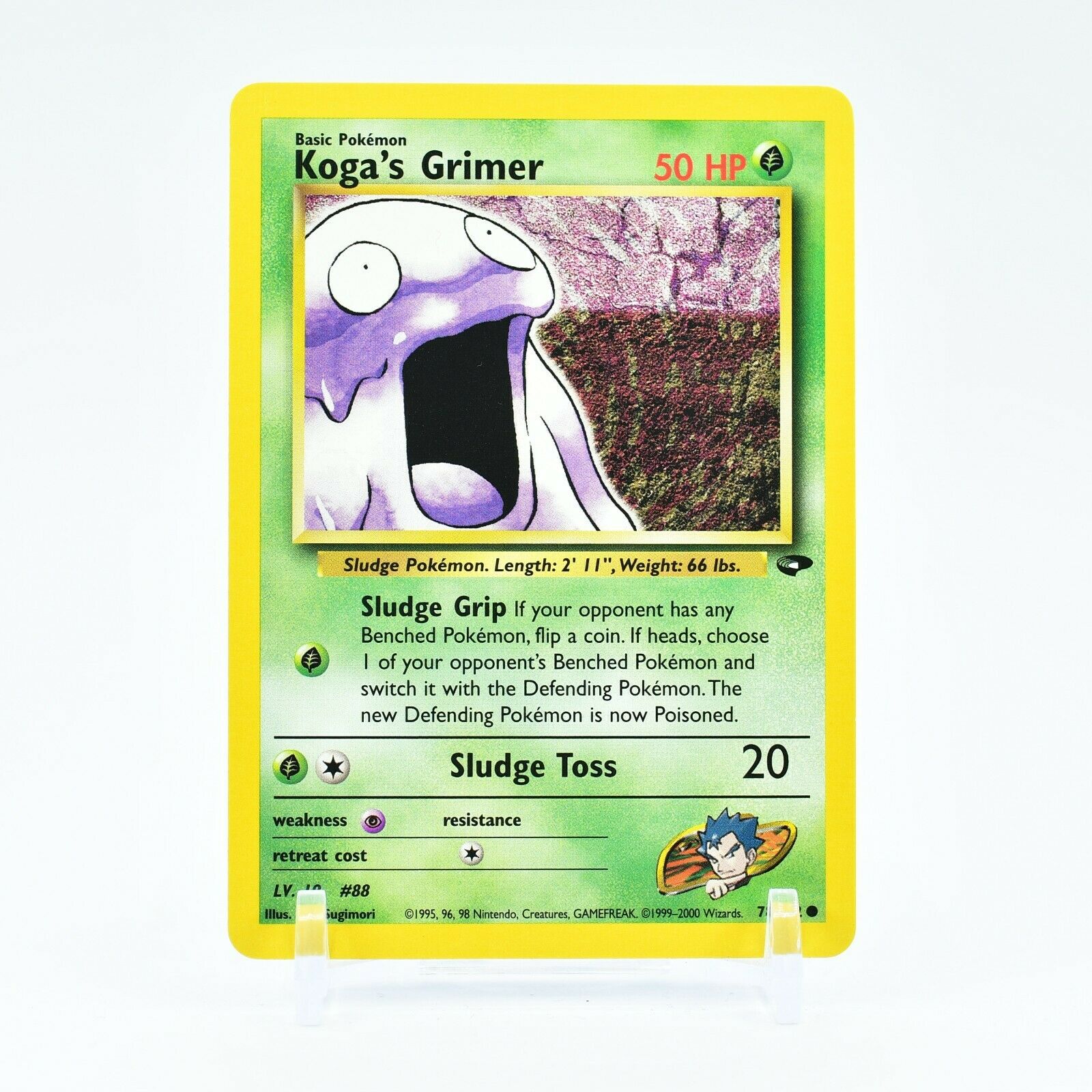 Koga's Grimer - 78/132 Gym Challenge Unlimited Common Pokemon - NM