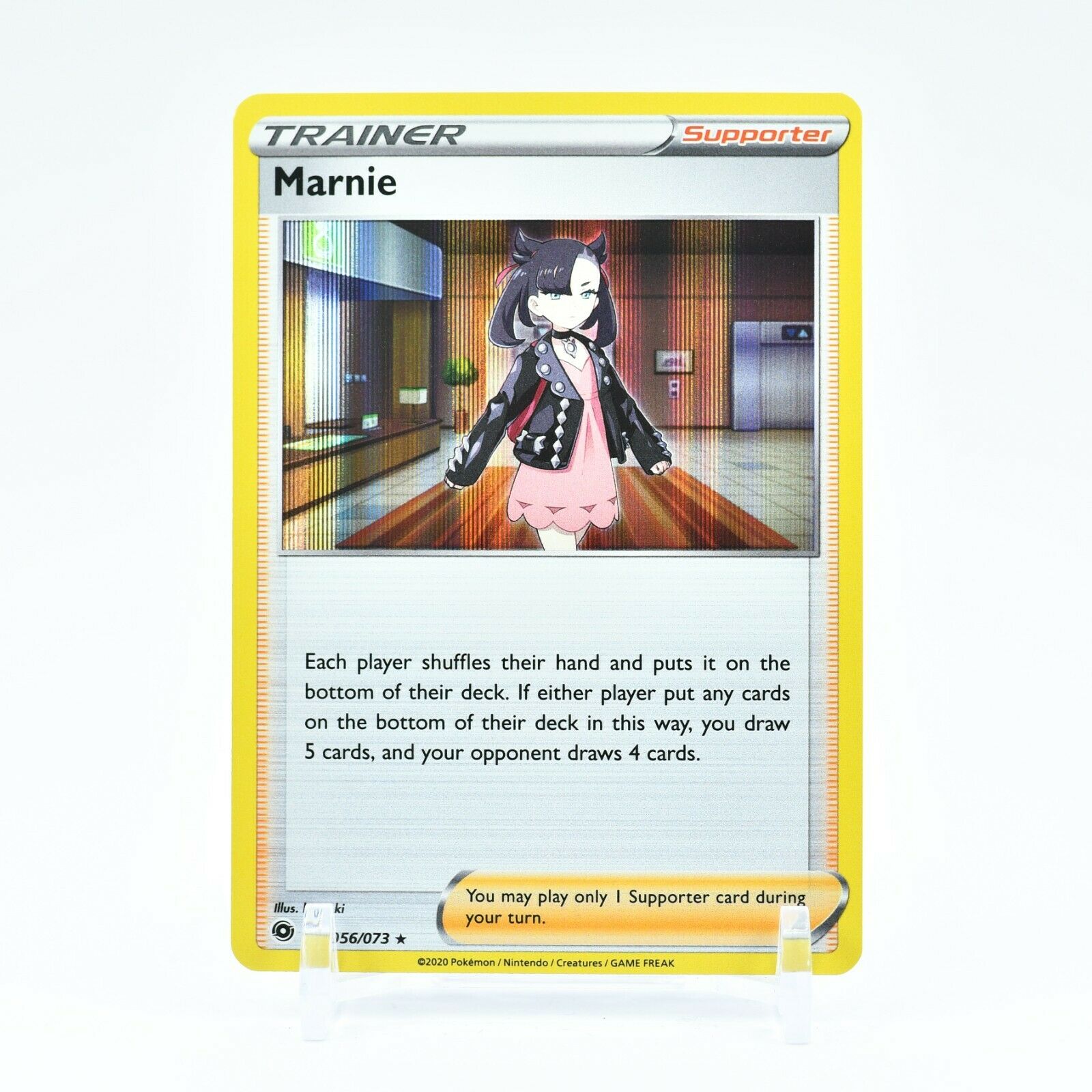Marnie - 056/073 - Champion's Path Holo Rare Trainer - NM/MINT
