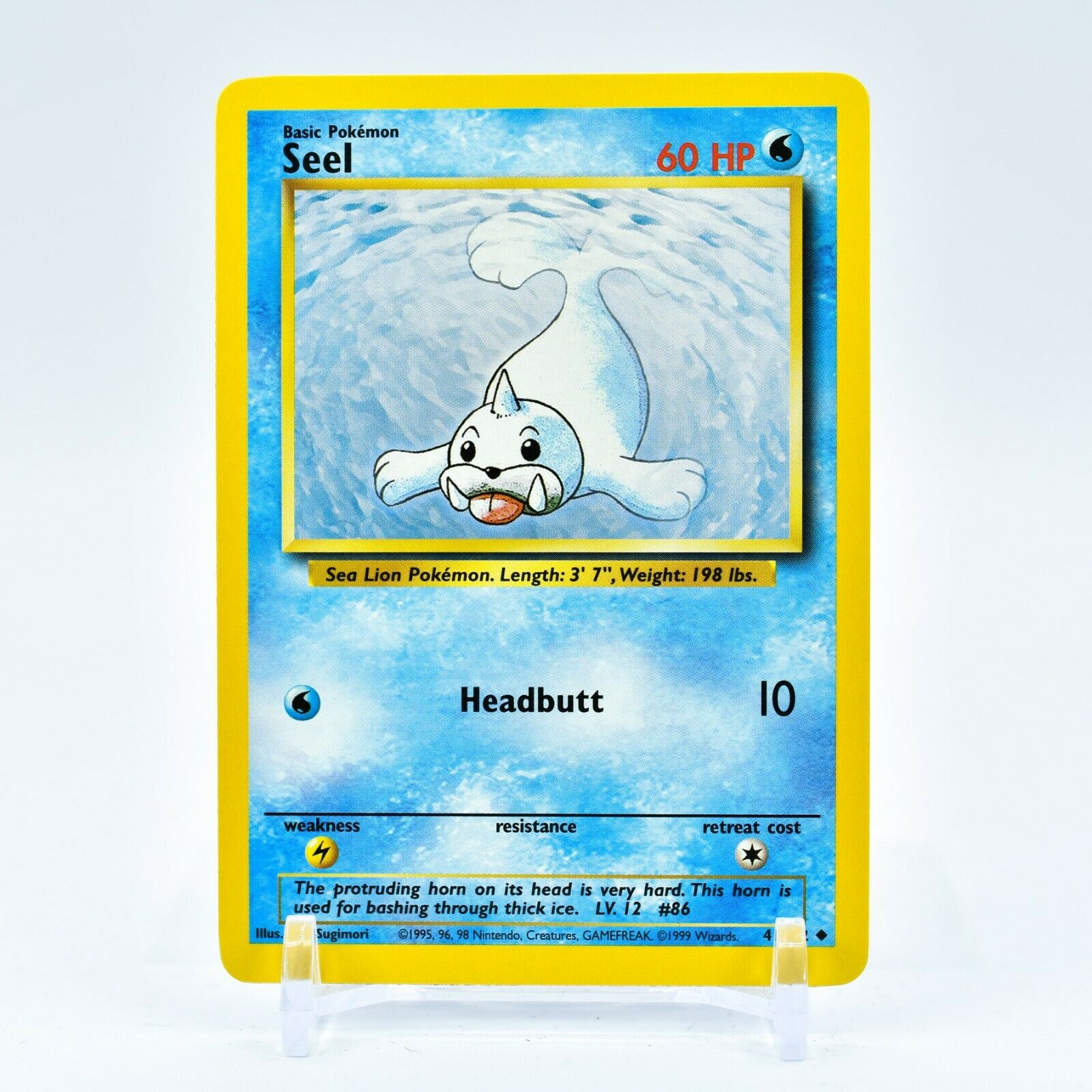 Seel - 41/102 Base Set Unlimited Uncommon Pokemon - NM