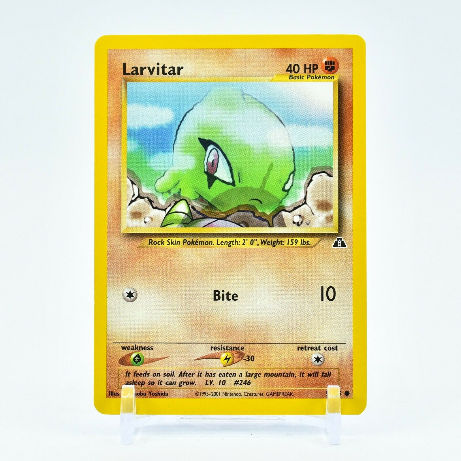 Larvitar - 57/75 Neo Discovery Unlimited Common Pokemon - NM