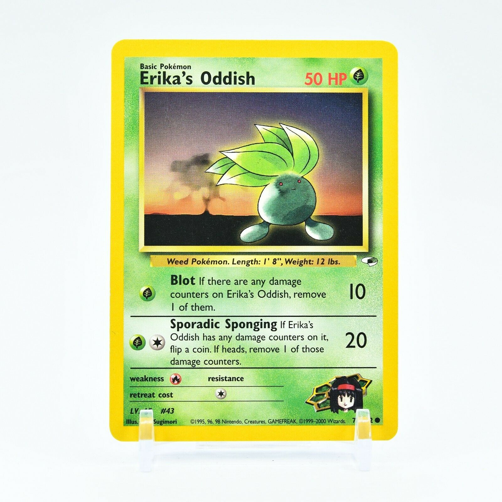 Erika's Oddish - 78/132 Gym Heroes Unlimited Common Pokemon - NM