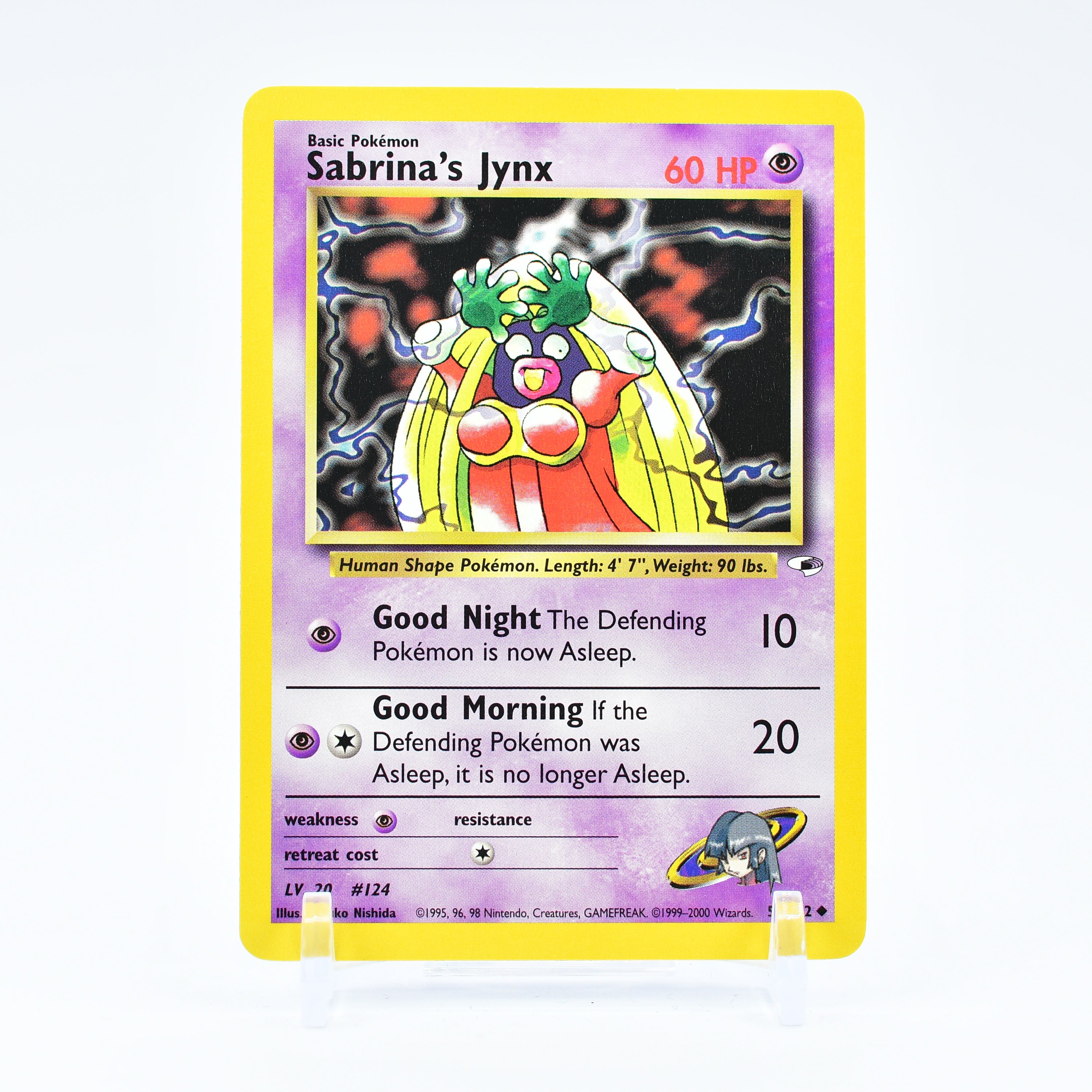 Sabrina's Jynx - 59/132 Gym Heroes Unlimited Uncommon Pokemon - NM