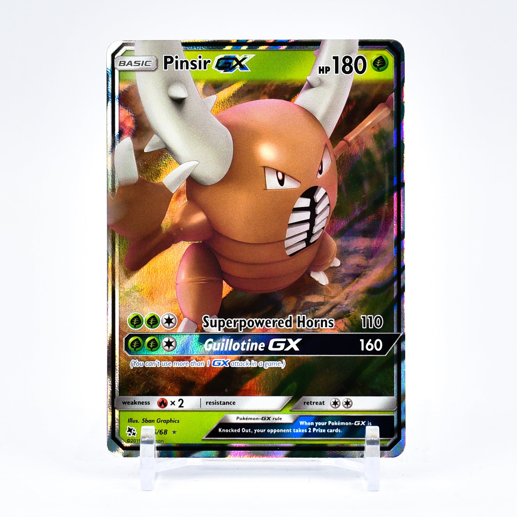Pinsir GX - 6/68 Hidden Fates Ultra Rare Pokemon - NM/MINT