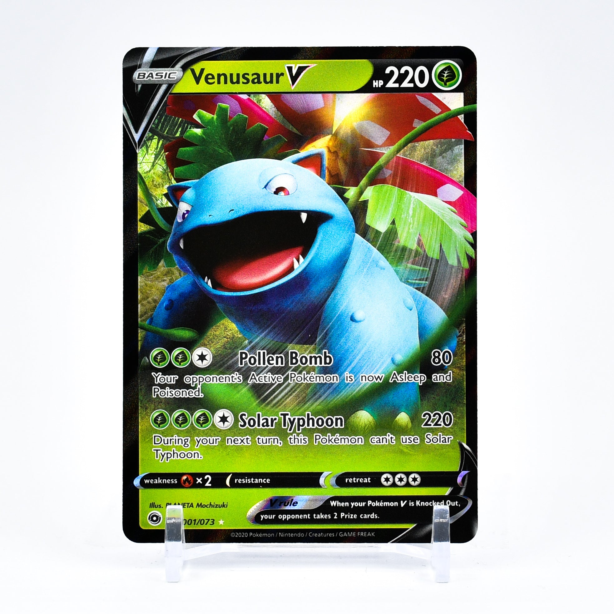 Venusaur V - 001/073 Champion's Path Ultra Rare Pokemon - NM/MINT
