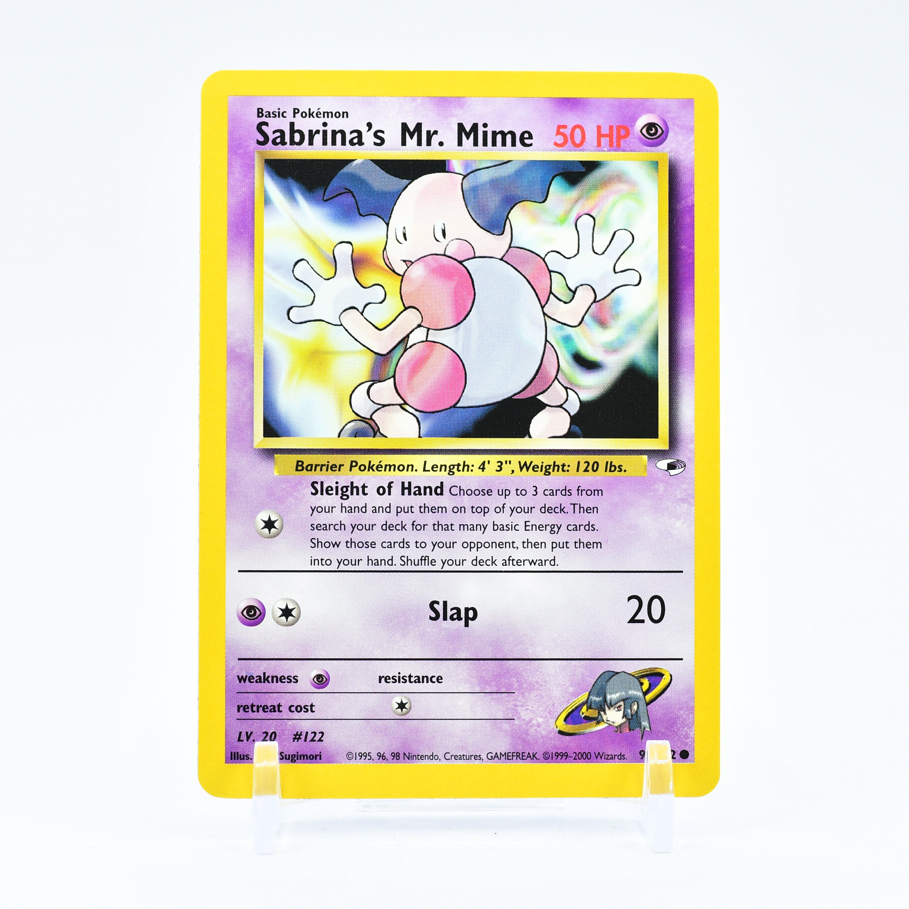 Sabrina's Mr. Mime - 94/132 Gym Heroes Unlimited Common Pokemon - NM