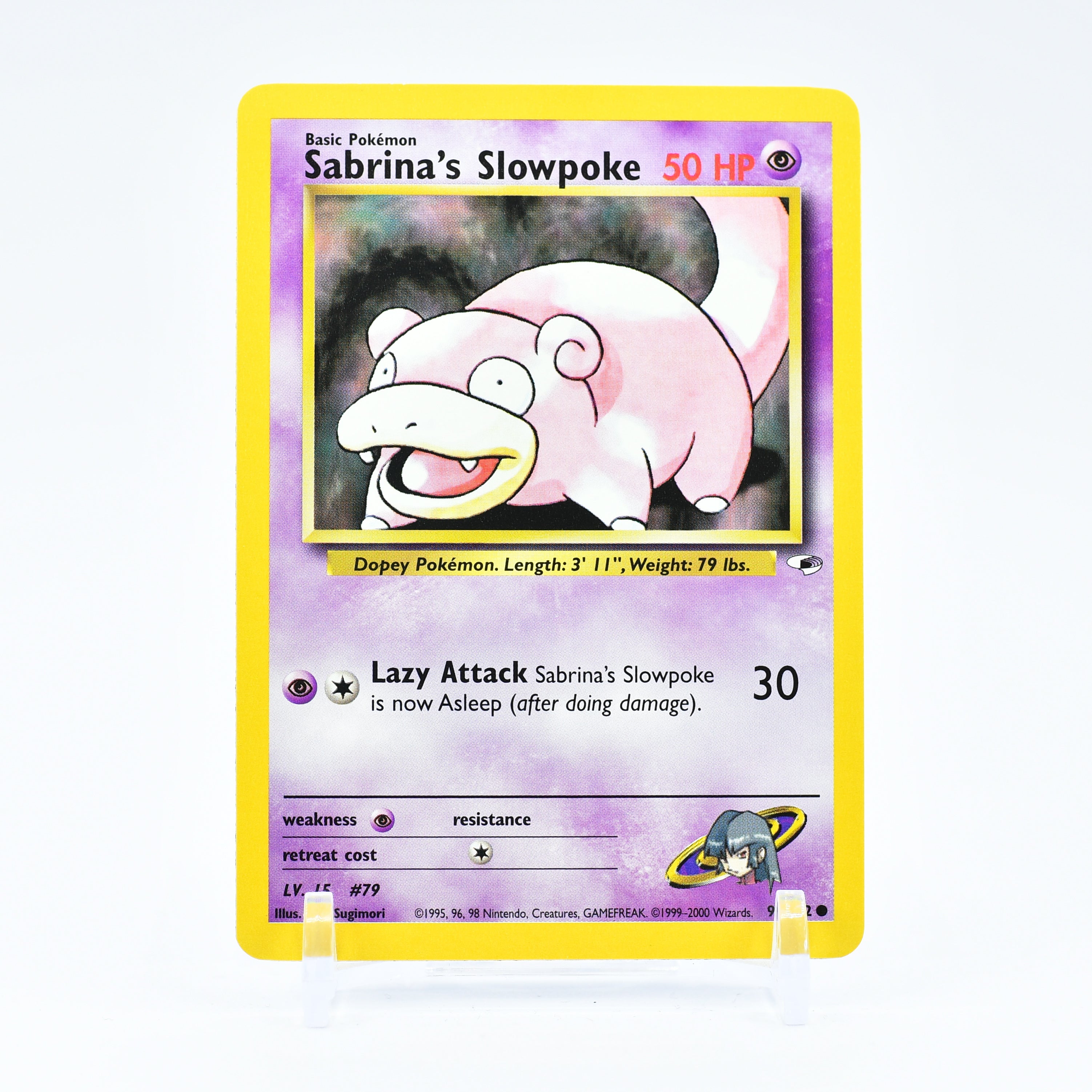 Sabrina's Slowpoke - 95/132 Gym Heroes Unlimited Common Pokemon - NM