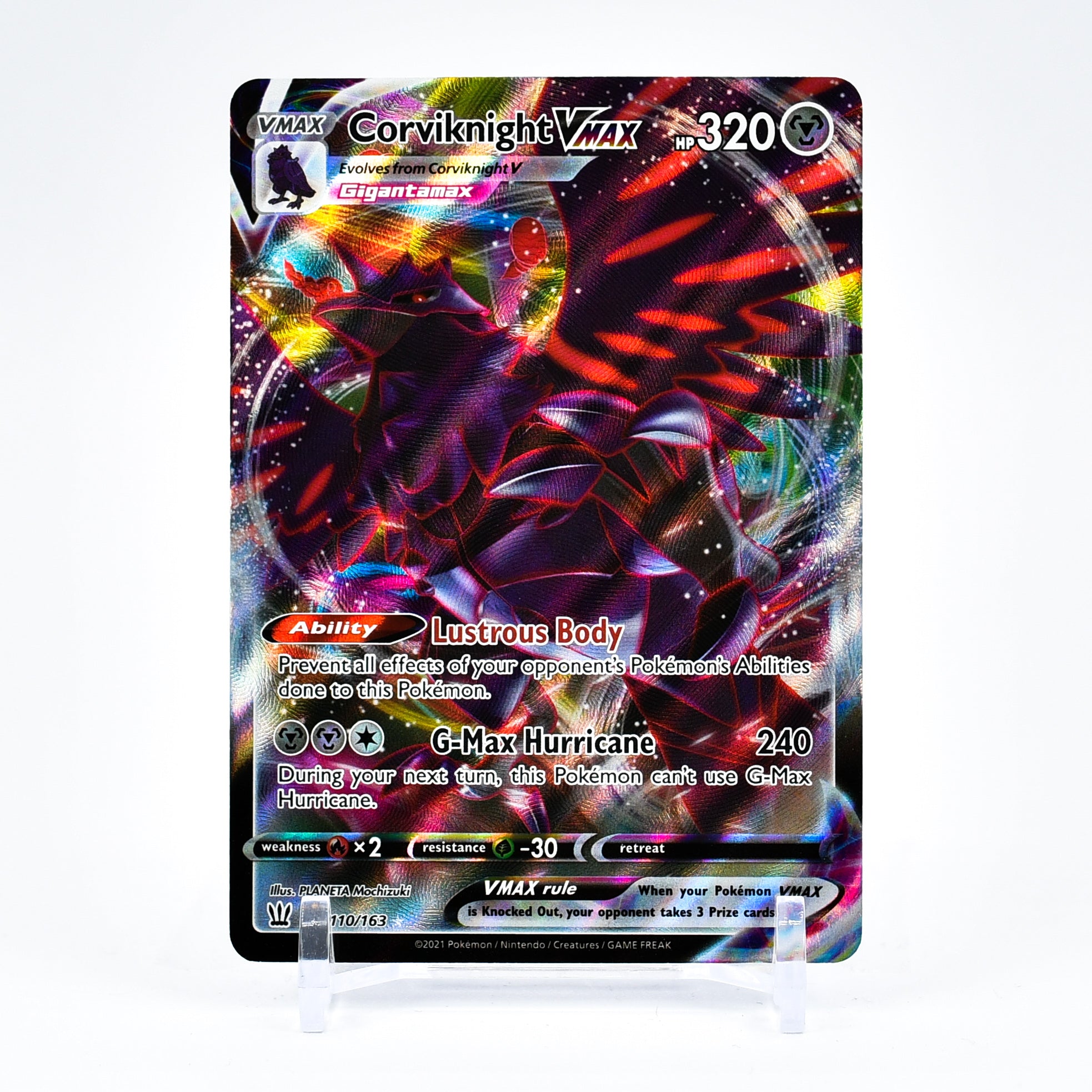 Corviknight Vmax - 110/163 Battle Styles Ultra Rare Pokemon - NM/MINT
