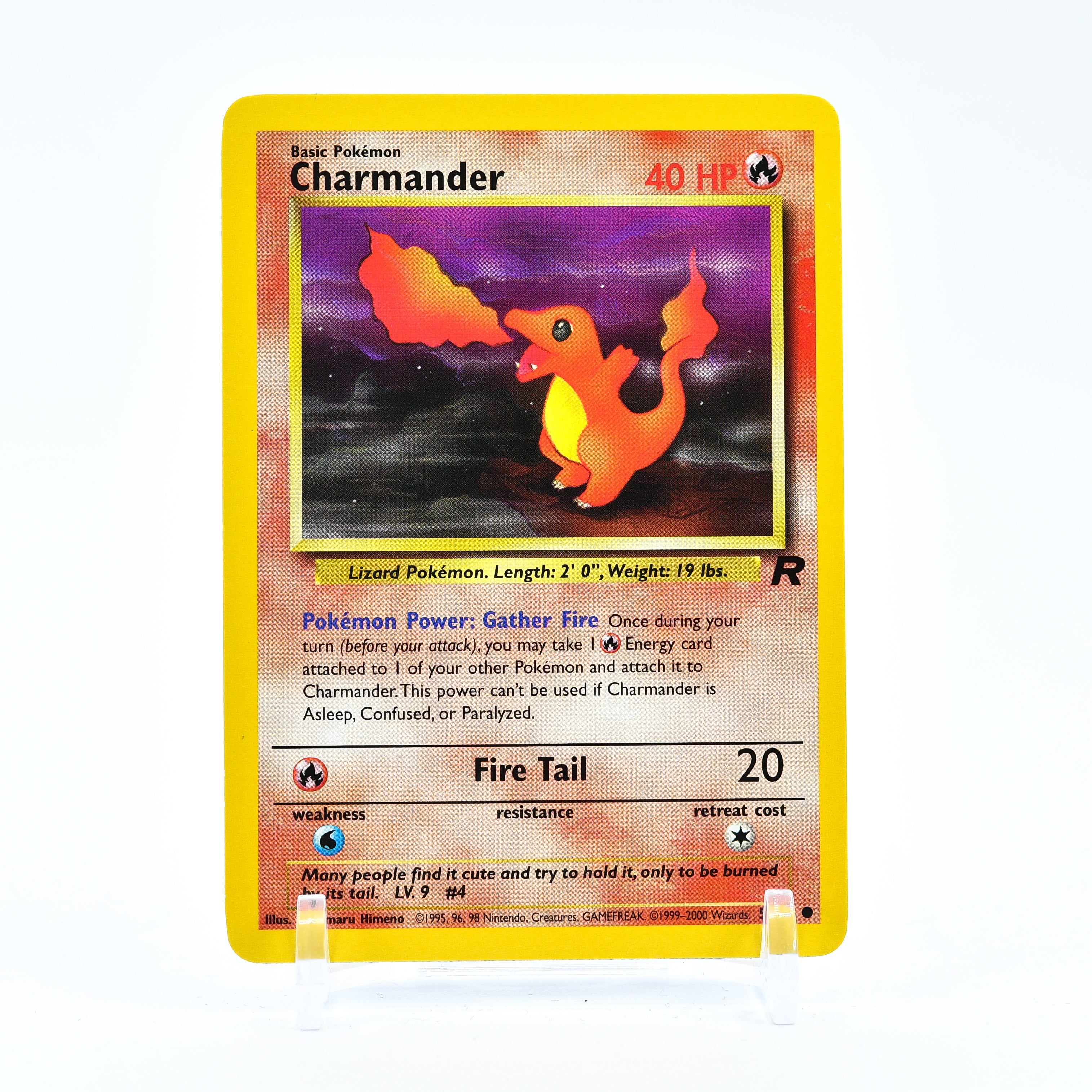 Charmander - 50/82 Team Rocket Unlimited Common Pokemon - NM