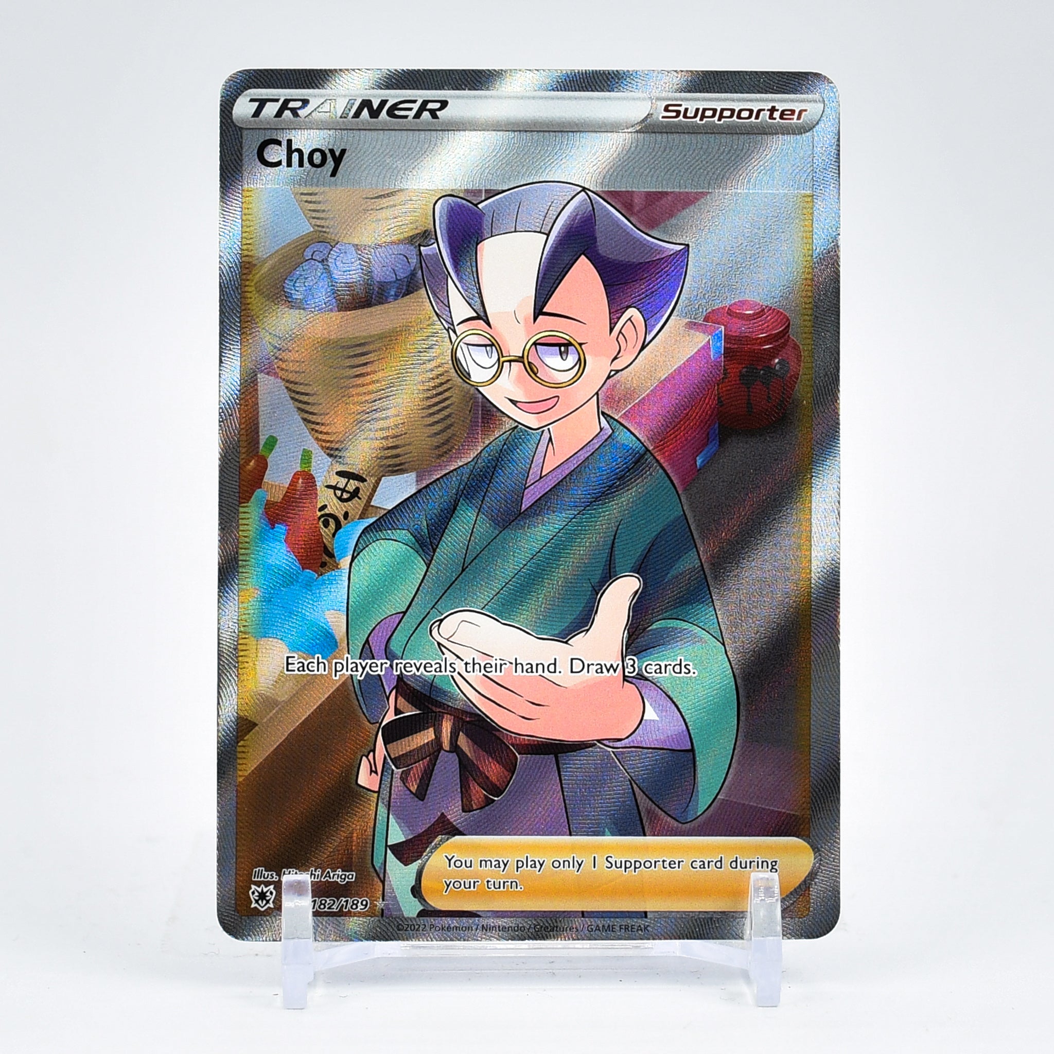 Choy - 182/189 Astral Radiance FULL ART Trainer - NM/MINT