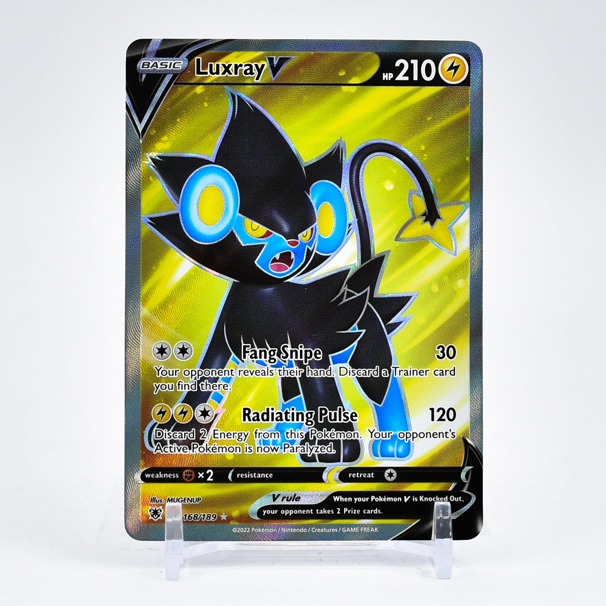 Luxray V - 168/189 Astral Radiance FULL ART Pokemon - NM/MINT