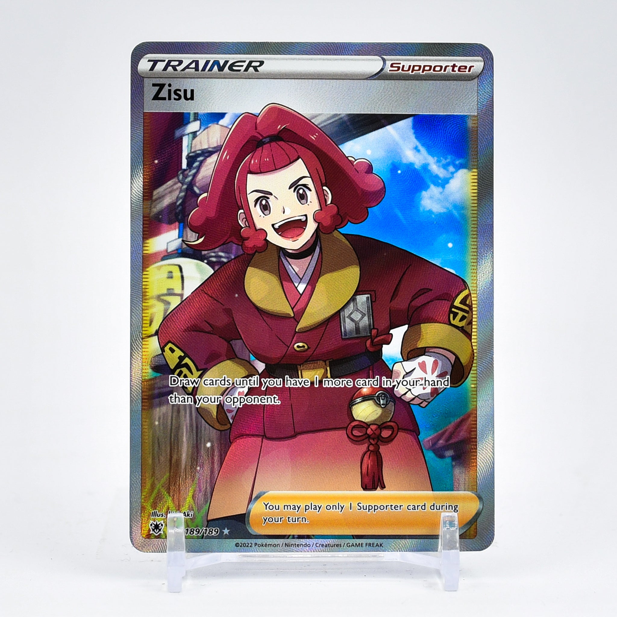 Zisu - 189/189 Astral Radiance FULL ART Trainer - NM/MINT