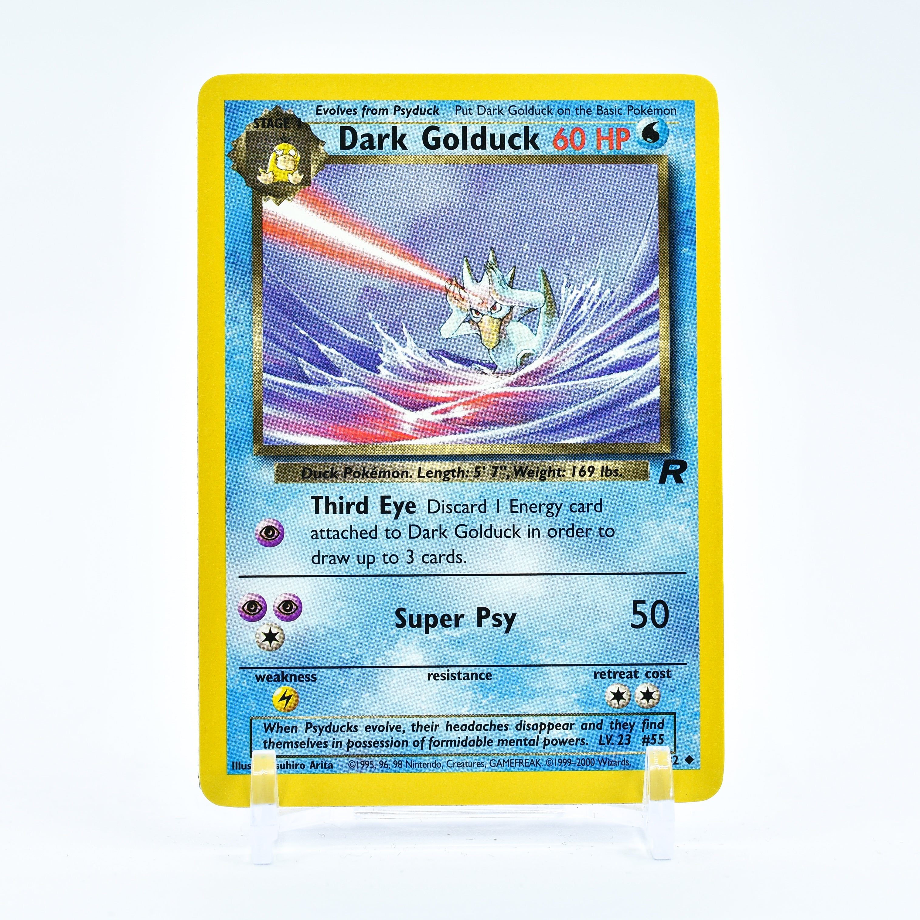 Dark Golduck - 37/82 Team Rocket Unlimited Uncommon Pokemon - NM