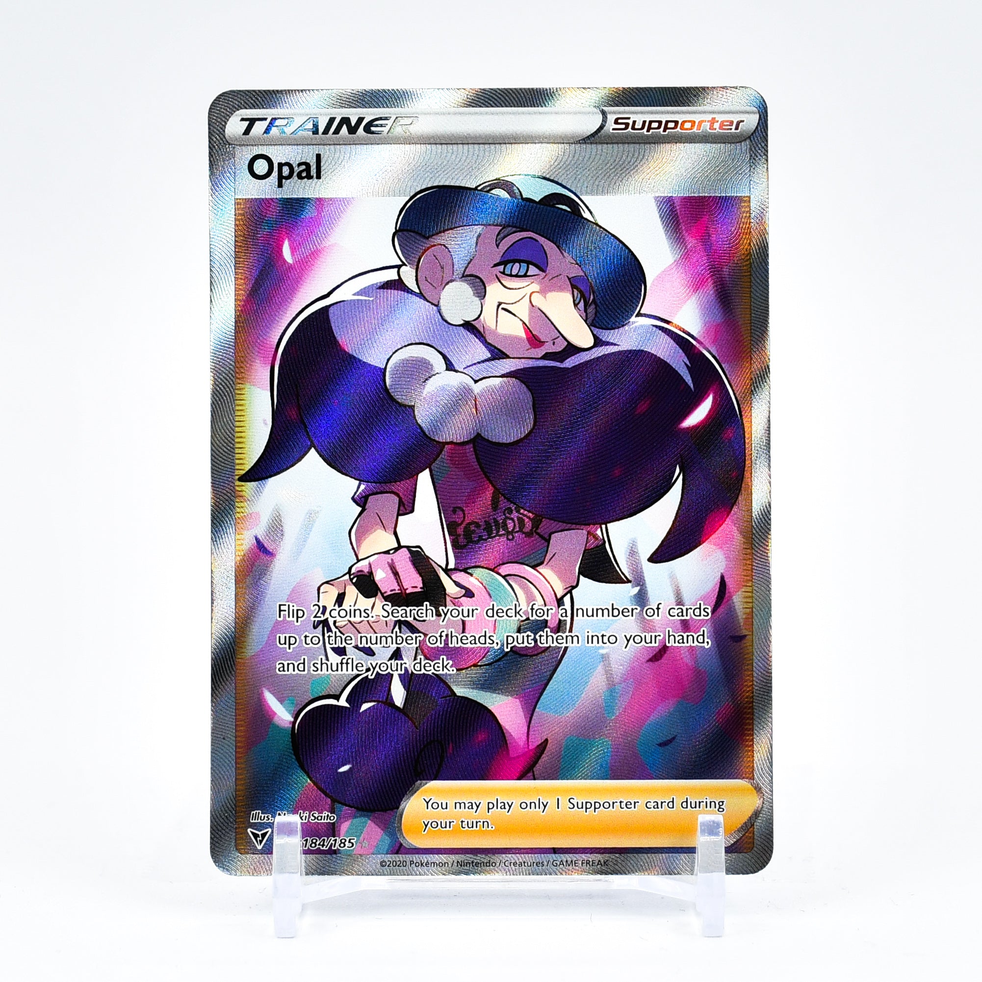 Opal - 184/185 Vivid Voltage FULL ART Trainer - NM/MINT