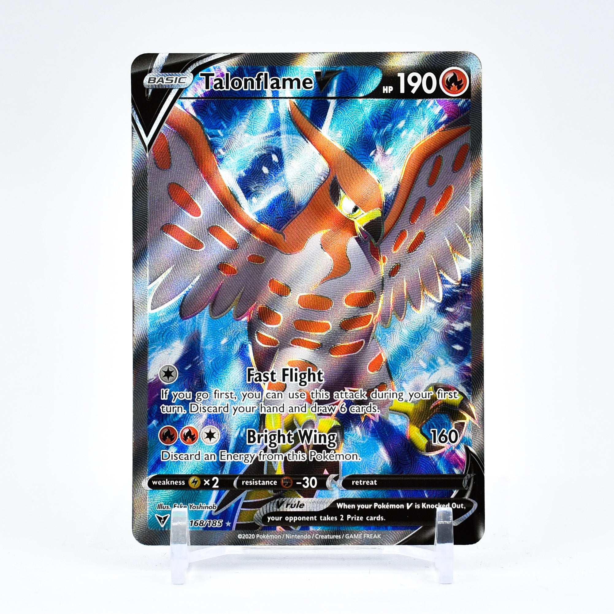 Talonflame V - 168/185 Vivid Voltage FULL ART Pokemon - NM/MINT