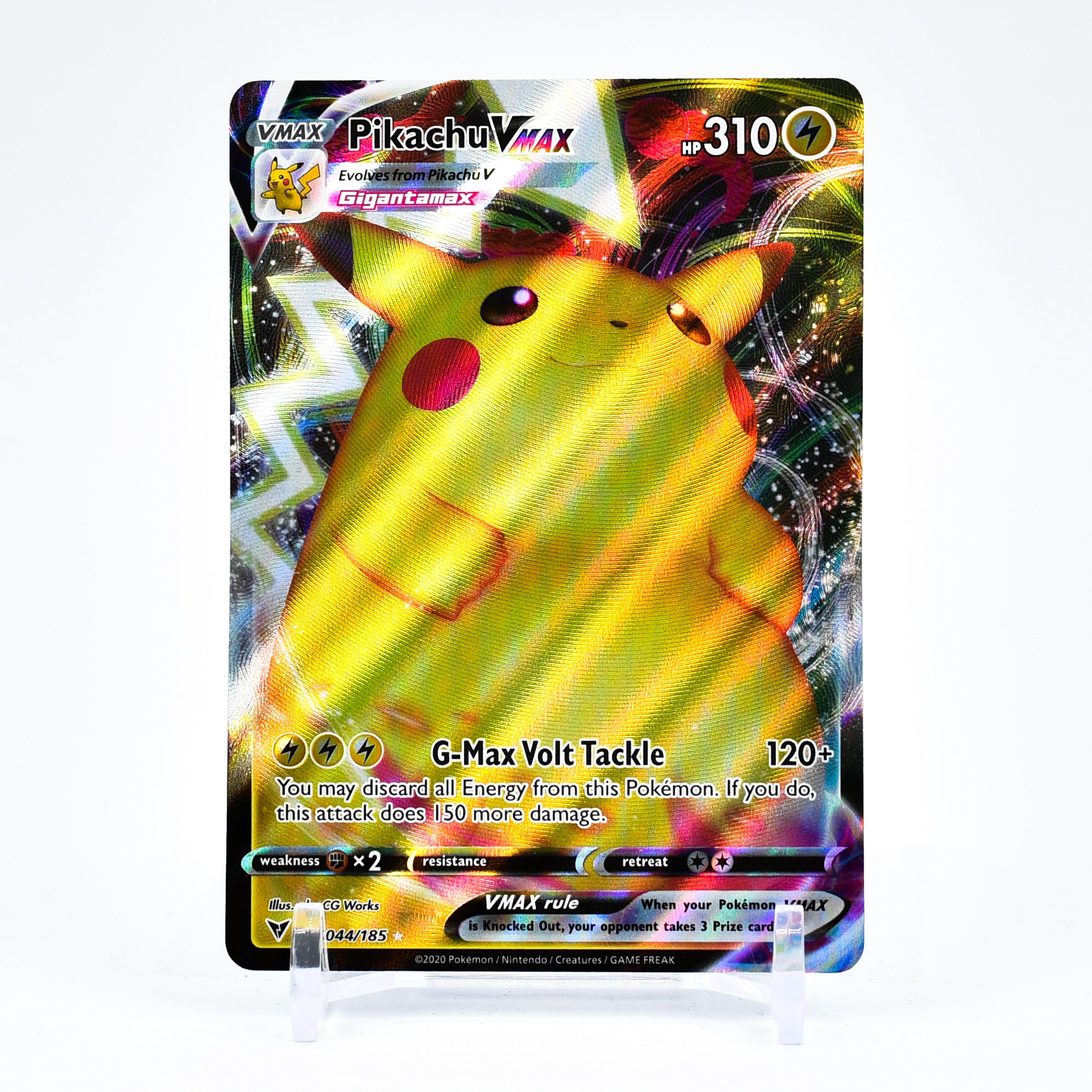 Pikachu Vmax - 044/185 Vivid Voltage Ultra Rare Pokemon - NM/MIINT