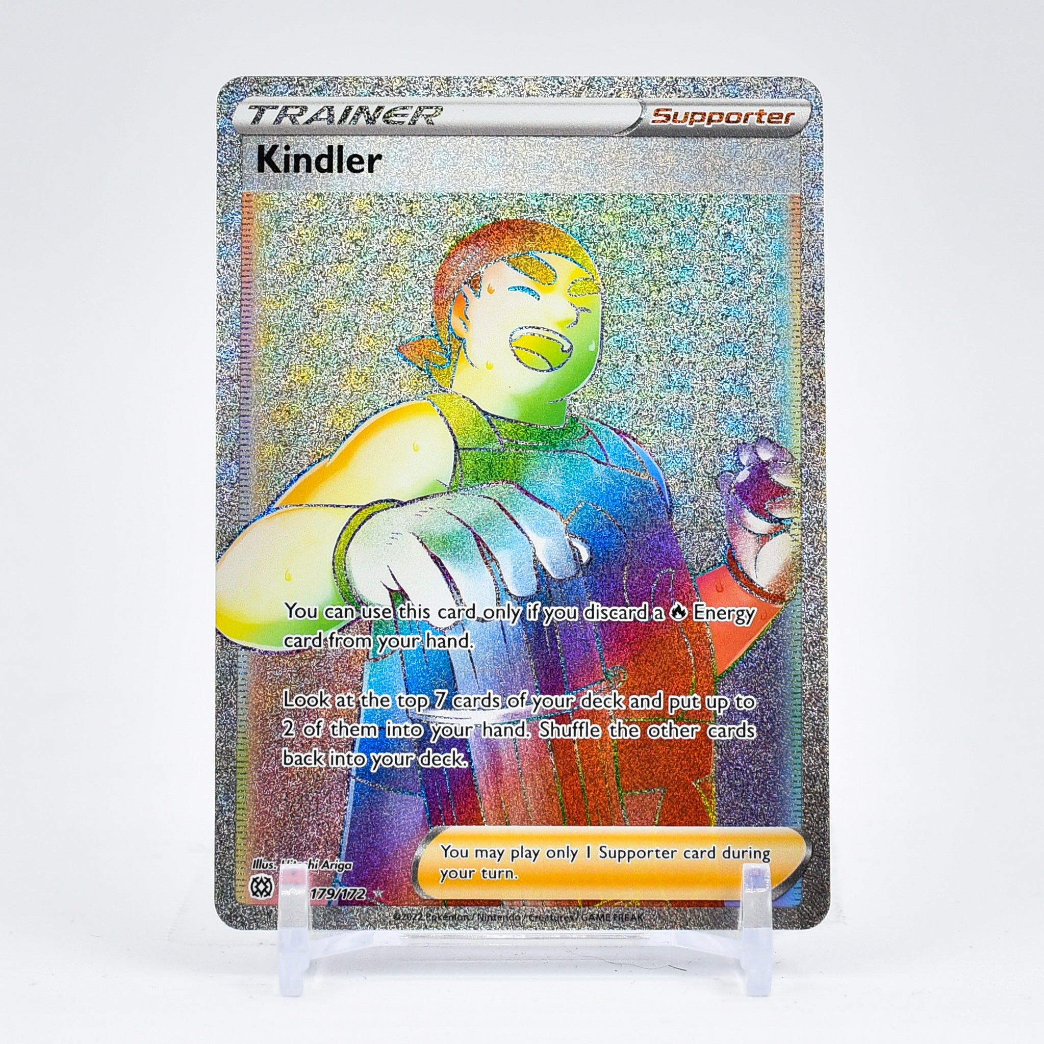 Kindler - 179/172 Brilliant Stars SECRET RARE RAINBOW Trainer - NM/MINT