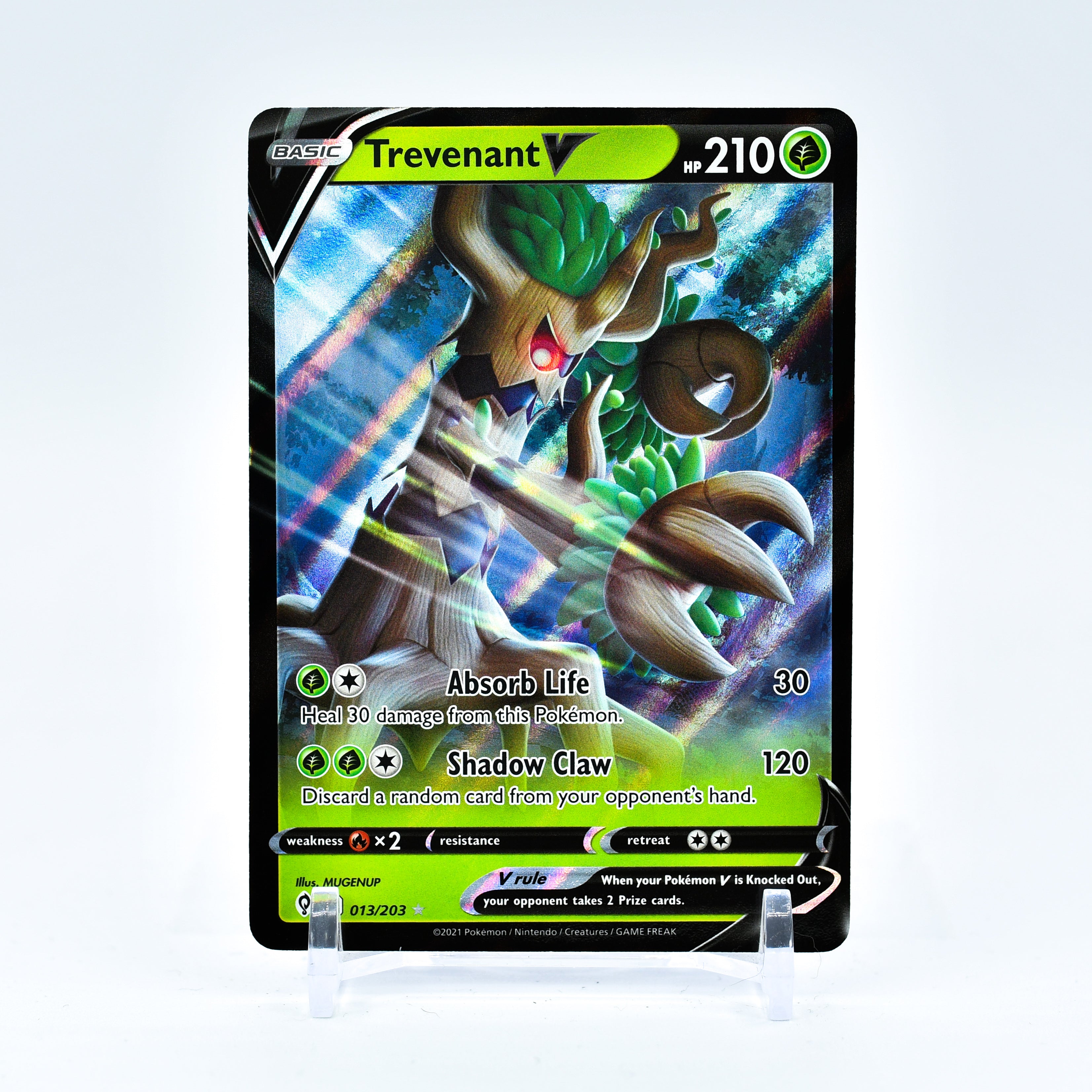 Trevenant V - 013/203 Evolving Skies Ultra Rare Pokemon - NM/MINT