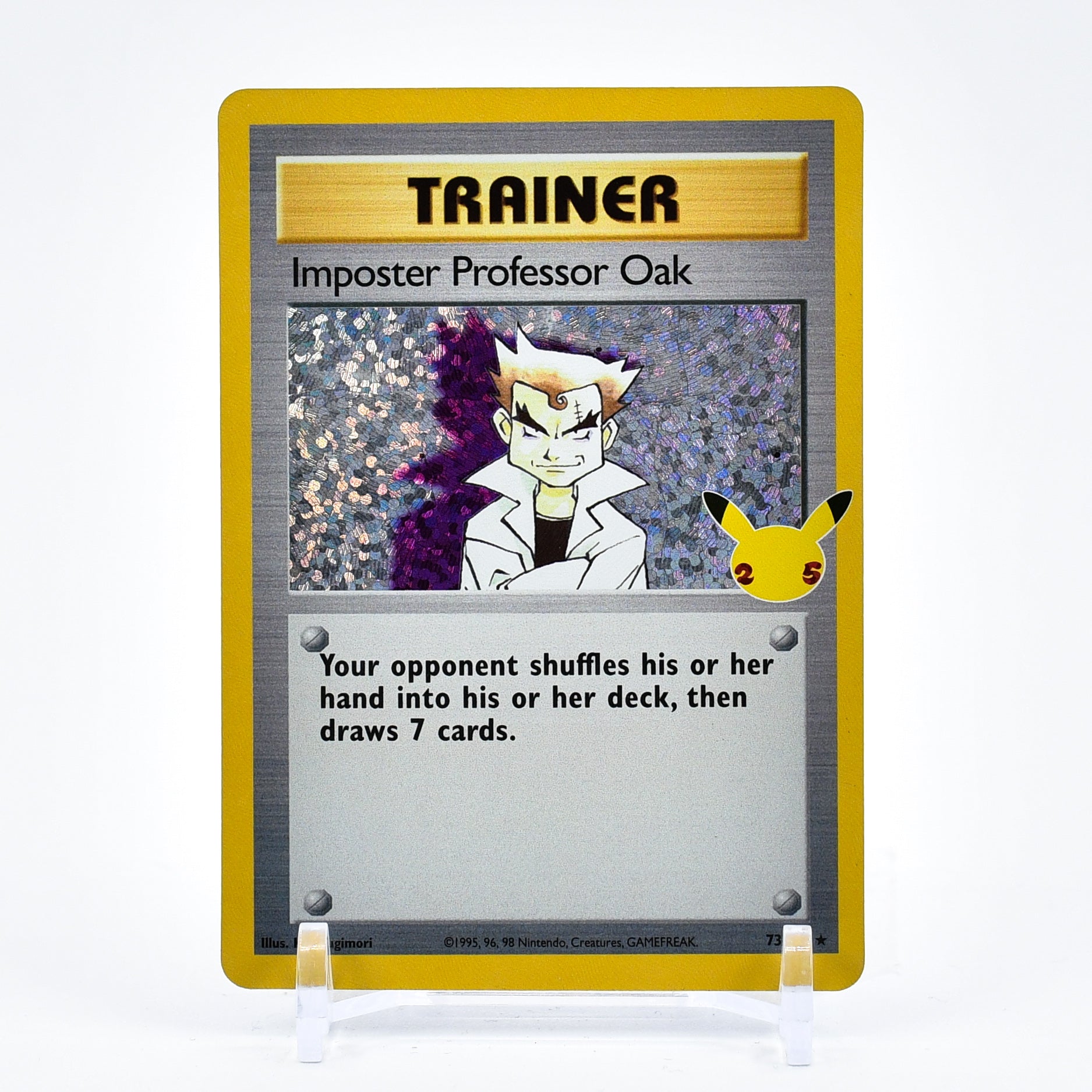 Imposter Professor Oak - Celebrations 25th Anniversary Classic Collection Trainer - NM/MINT