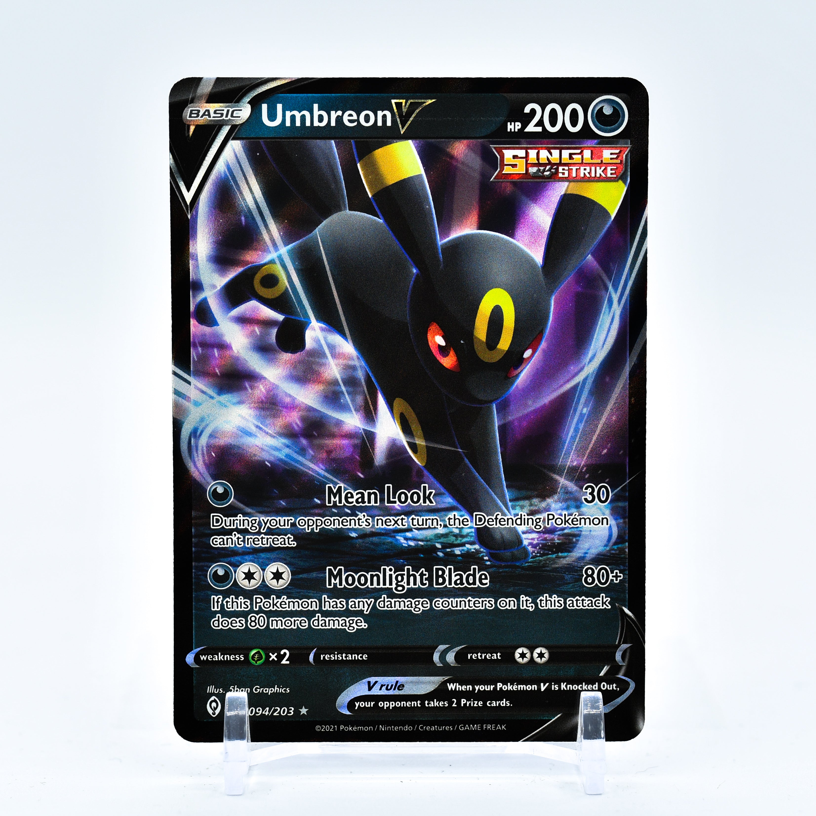 Umbreon V - 094/203 Evolving Skies Ultra Rare Pokemon - NM/MINT