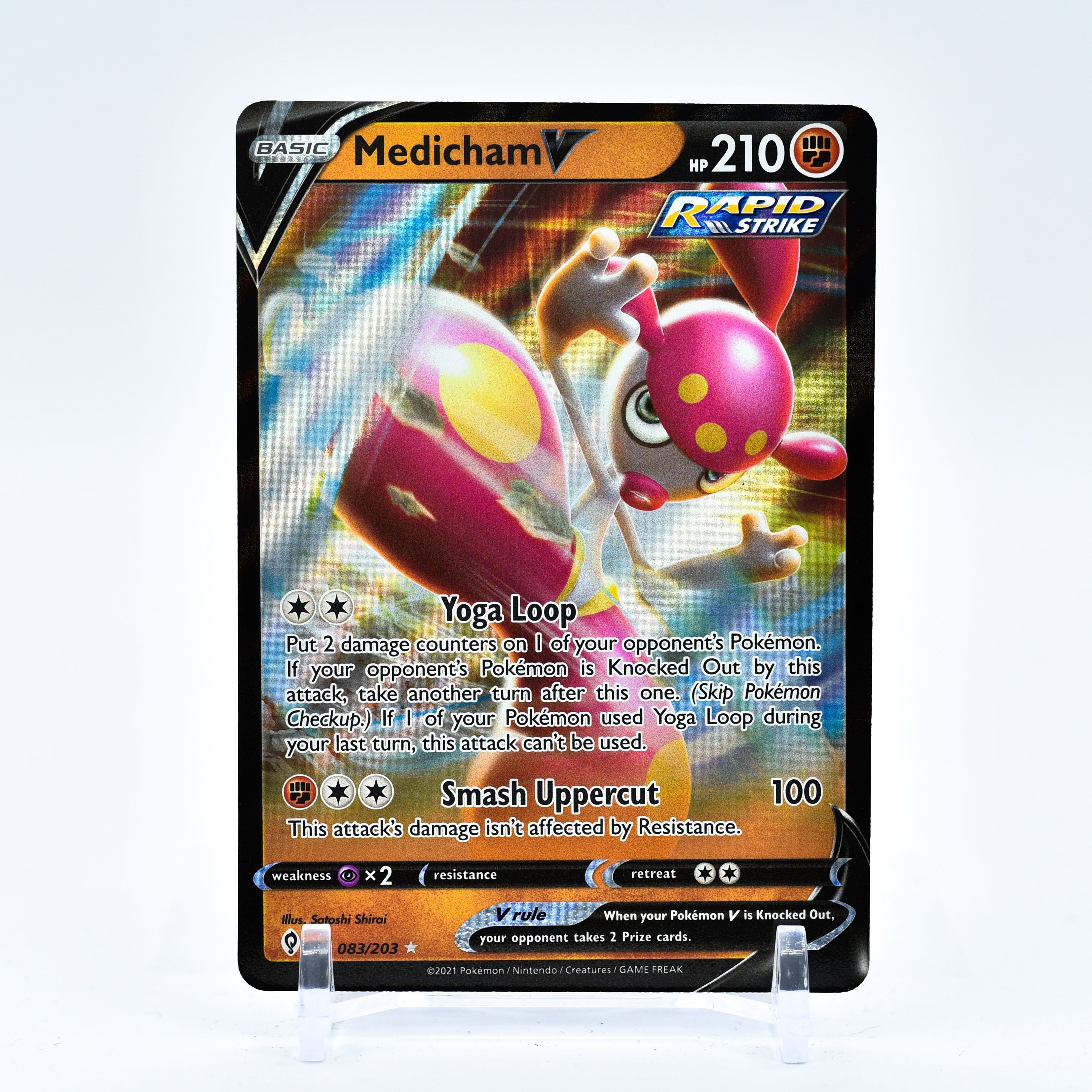 Medicham V - 083/203 Evolving Skies Ultra Rare Pokemon - NM/MINT
