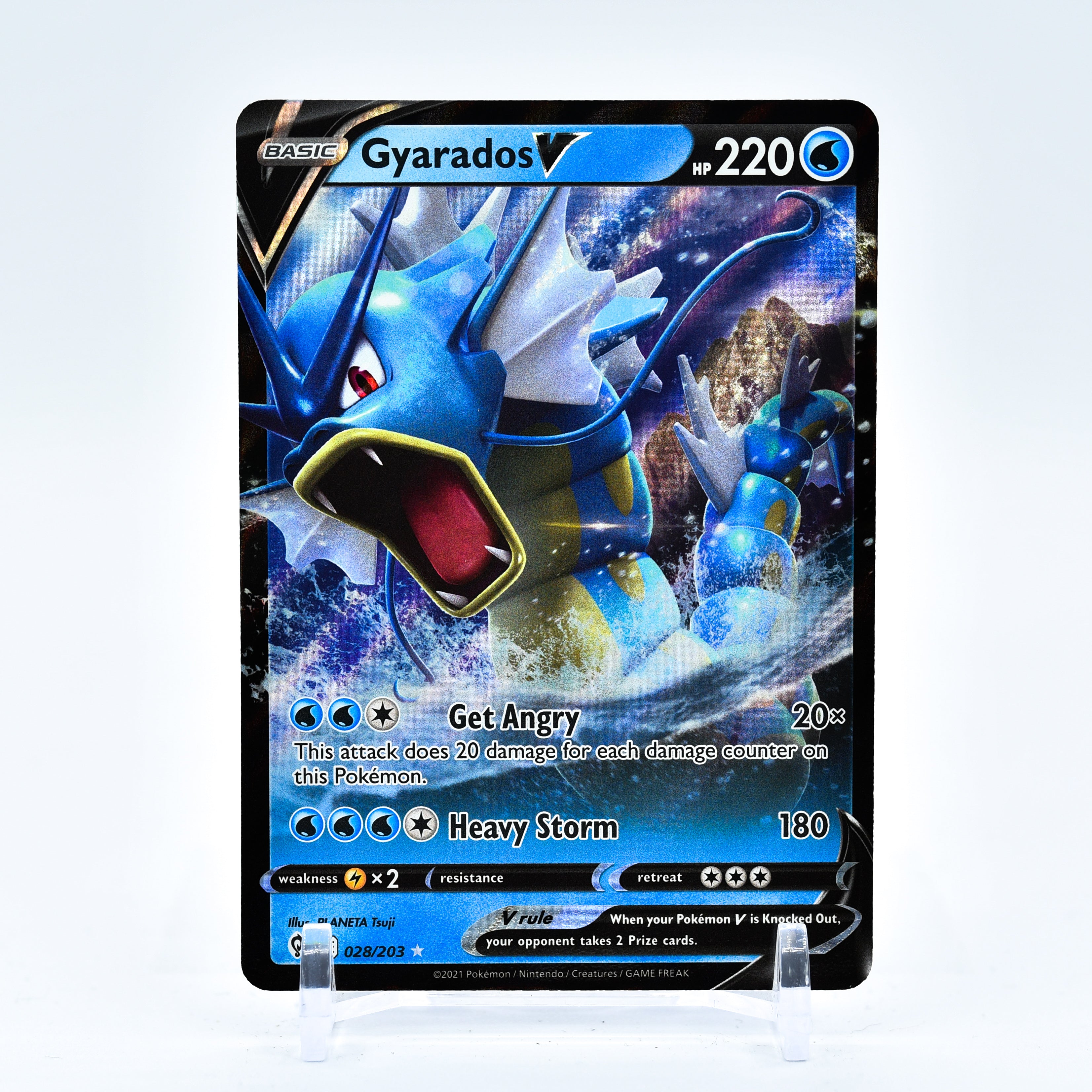 Gyarados V - 028/203 Evolving Skies Ultra Rare Pokemon - NM/MINT