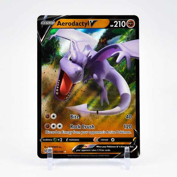 Aerodactyl V - 092/196 Lost Origin Ultra Rare Pokemon
