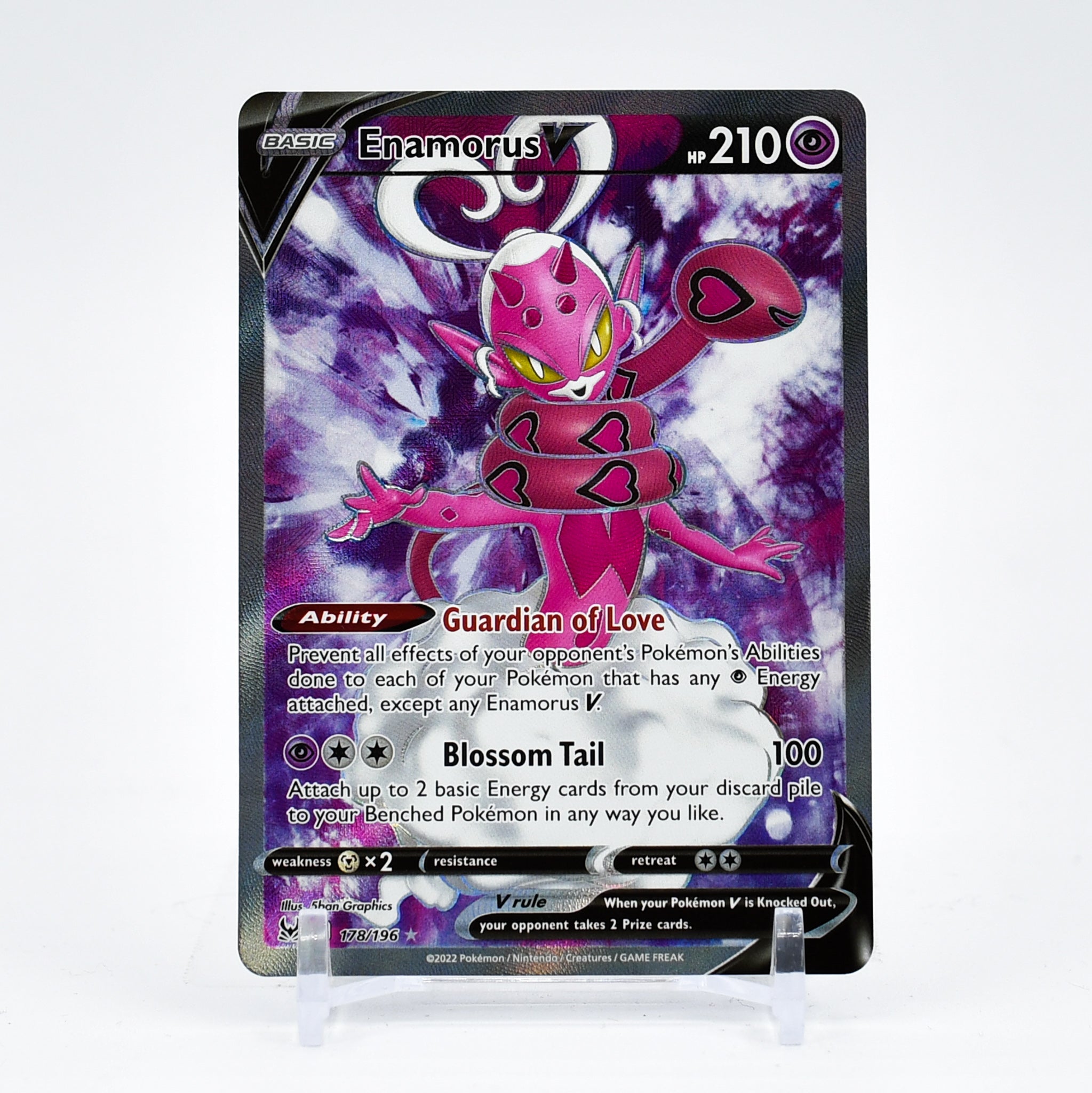 Enamorus V - 178/196 Lost Origin FULL ART Pokemon - NM/MINT