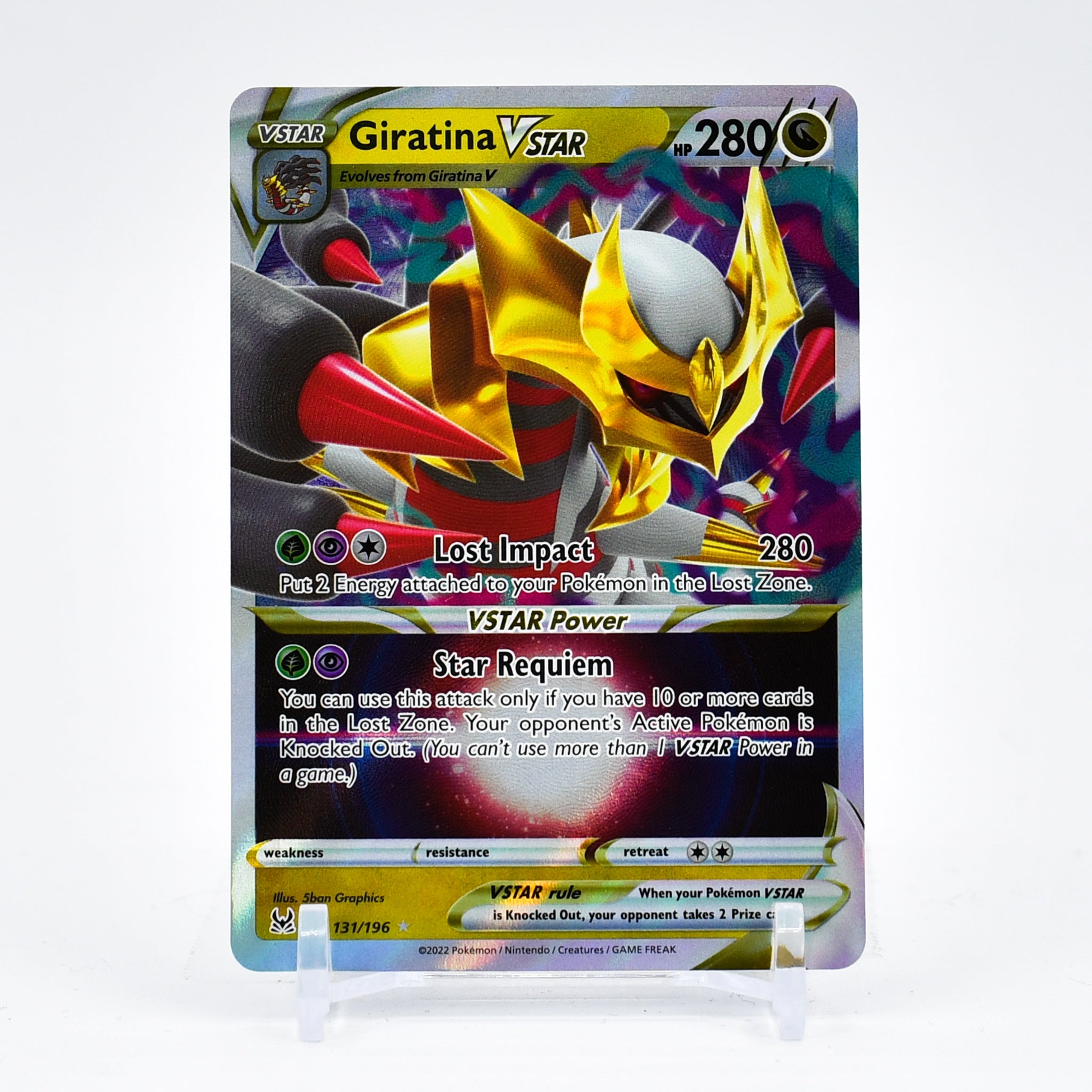 Giratina Vstar - 131/196 Lost Origin Ultra Rare Pokemon - NM/MINT