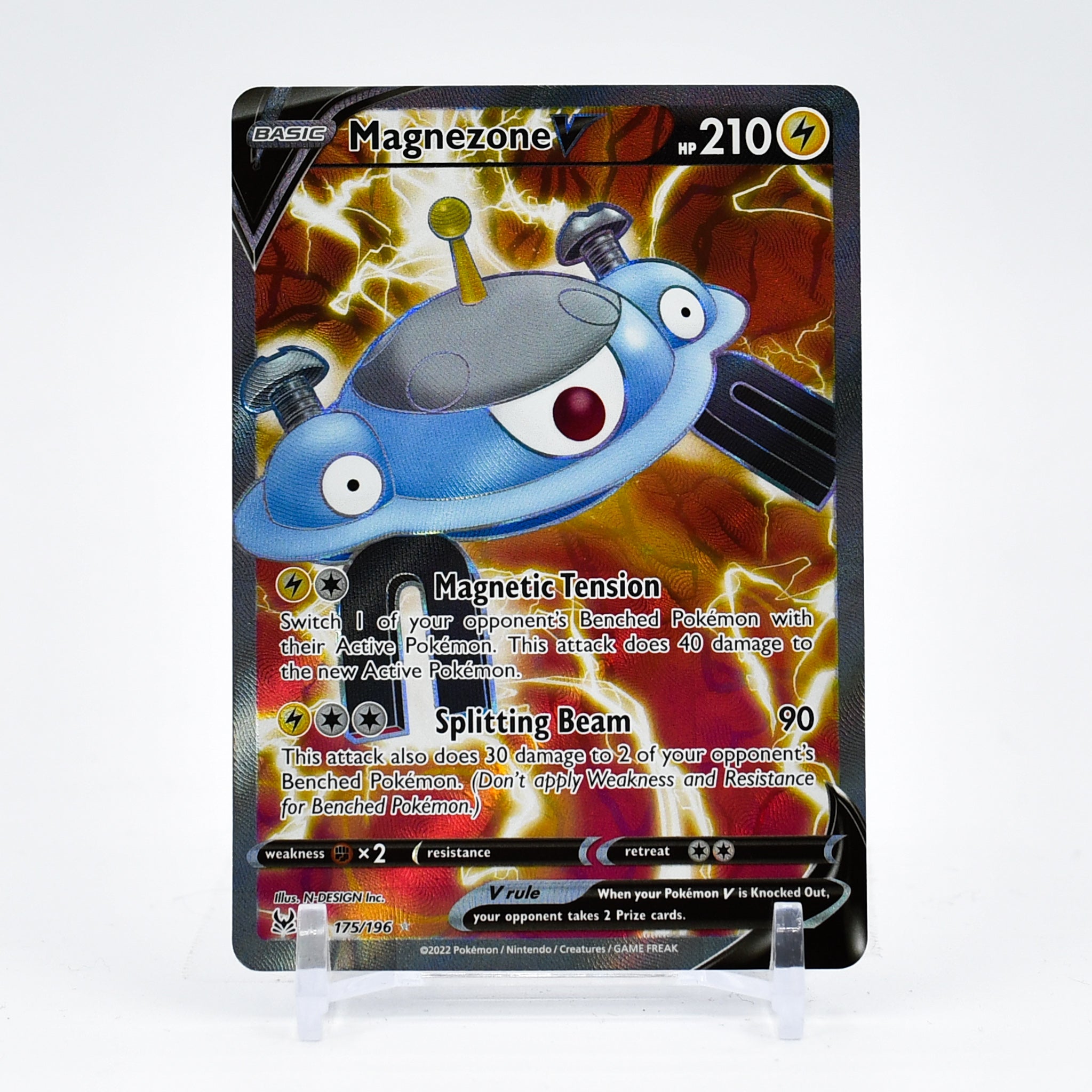 Magnezone V - 175/196 Lost Origin FULL ART Pokemon - NM/MINT