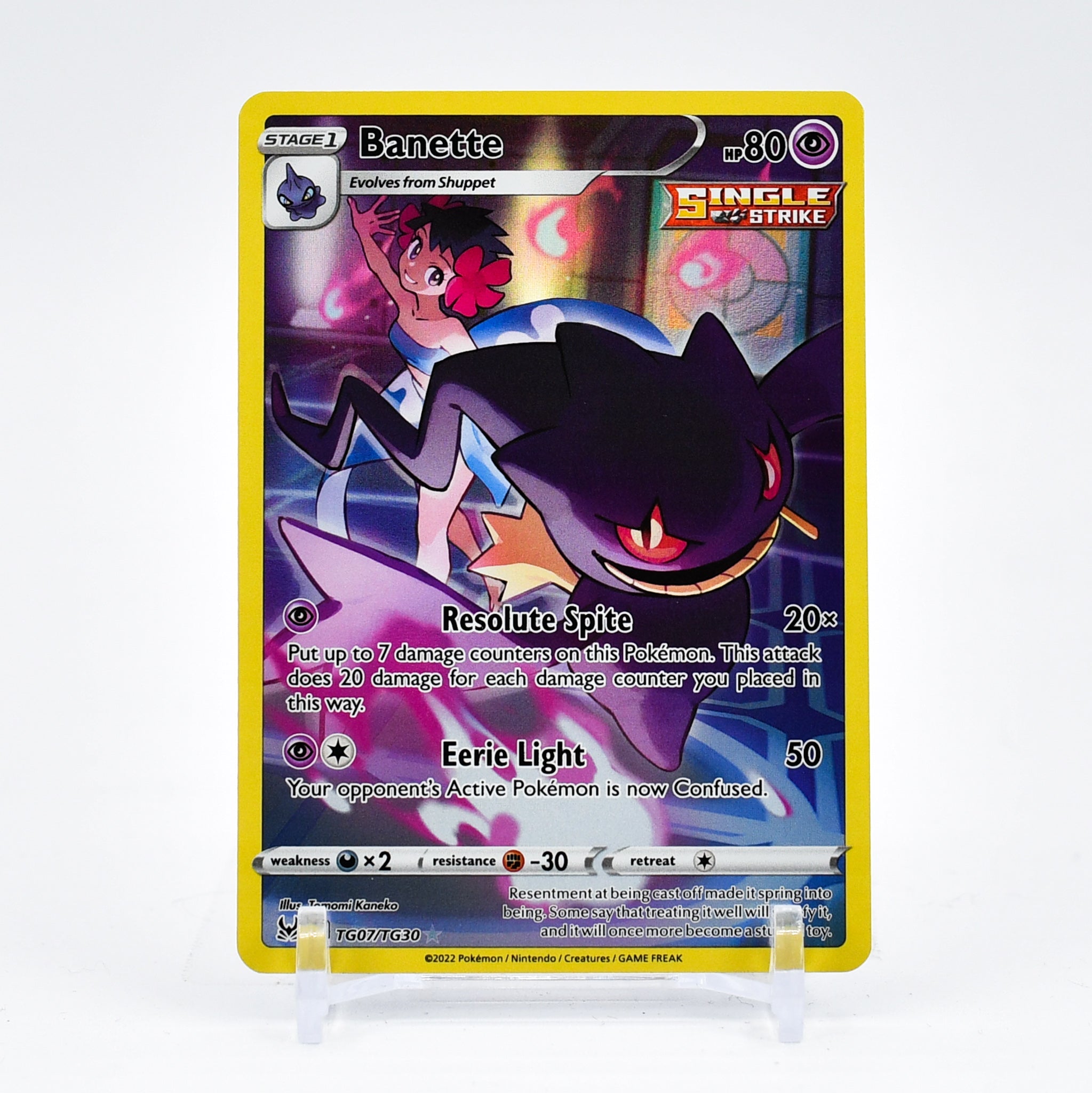 Banette - TG07/TG30 Lost Origin CHARACTER RARE Pokemon - NM/MINT