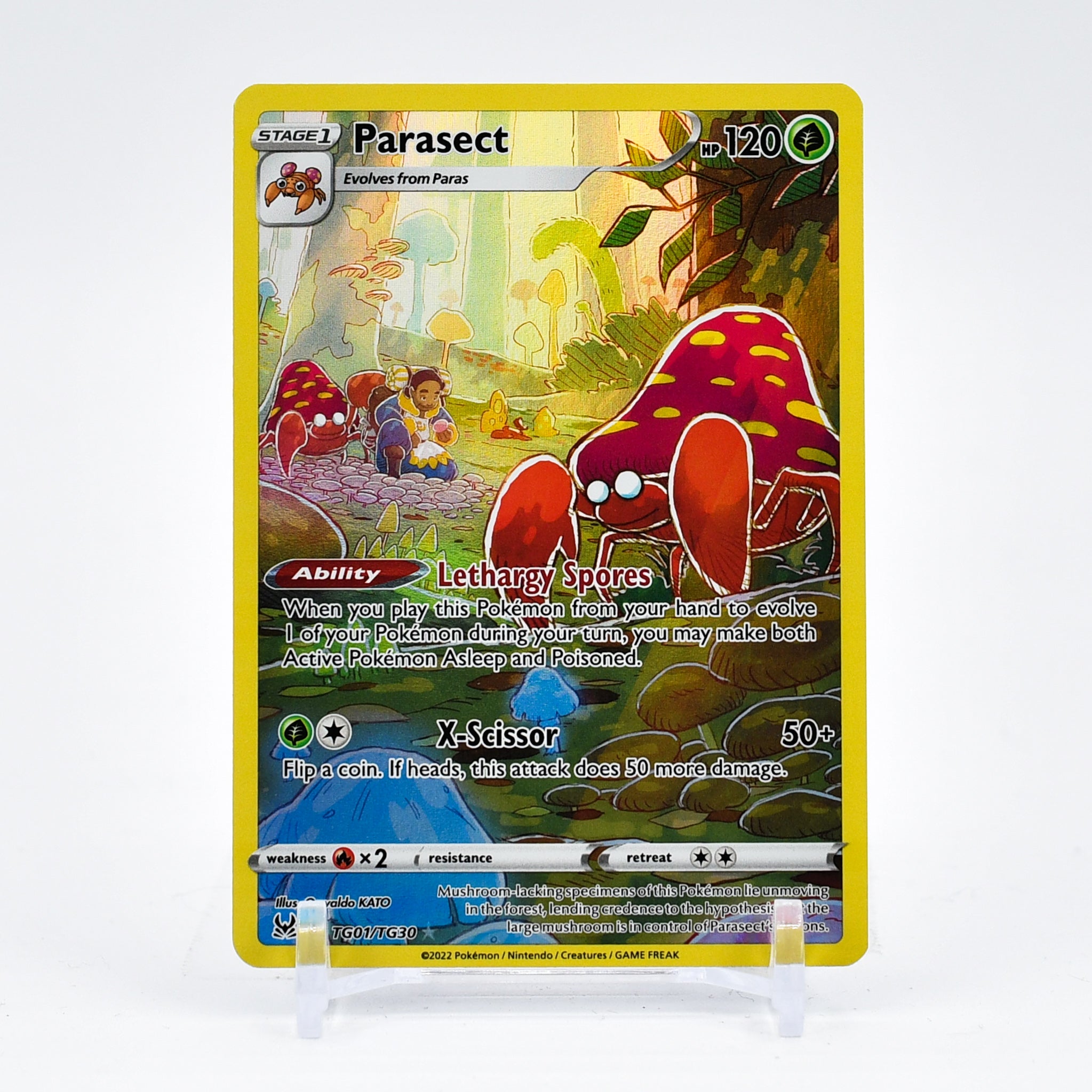 Parasect - TG01/TG30 Lost Origin CHARACTER RARE Pokemon - NM/MINT