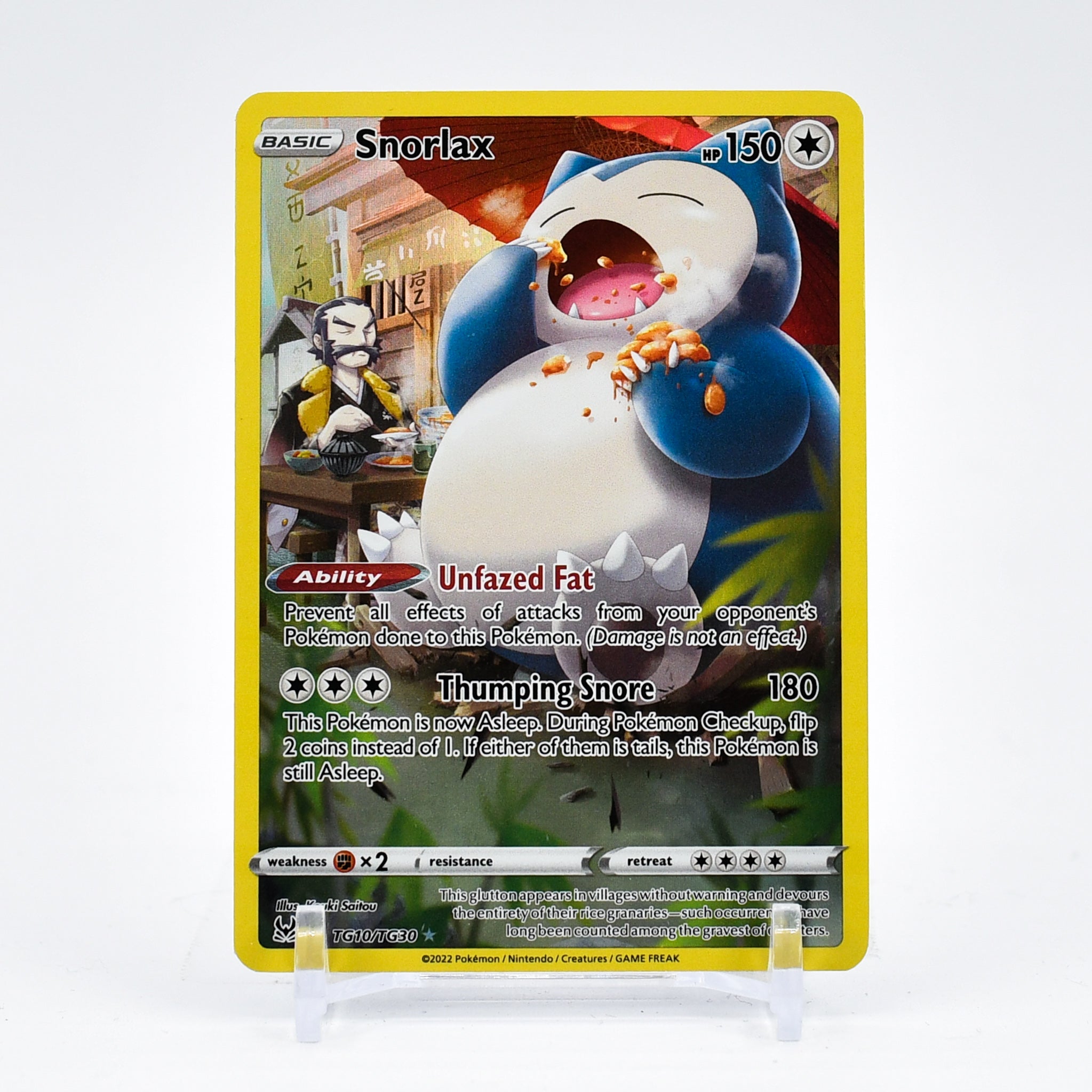 Snorlax - TG10/TG30 Lost Origin CHARACTER RARE Pokemon - NM/MINT