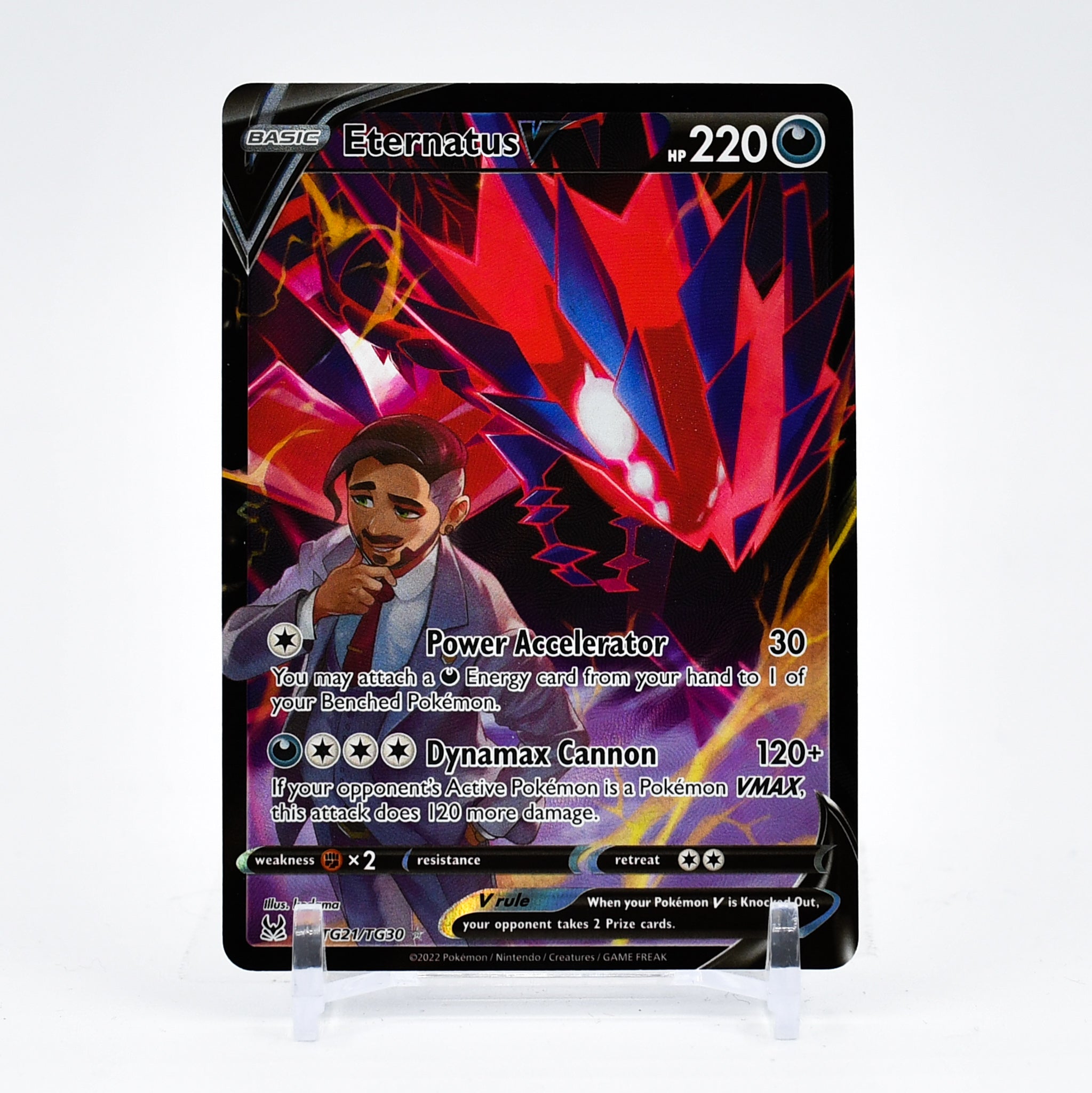 Eternatus V - TG21/TG30 Lost Origin CHARACTER RARE Pokemon - NM/MINT