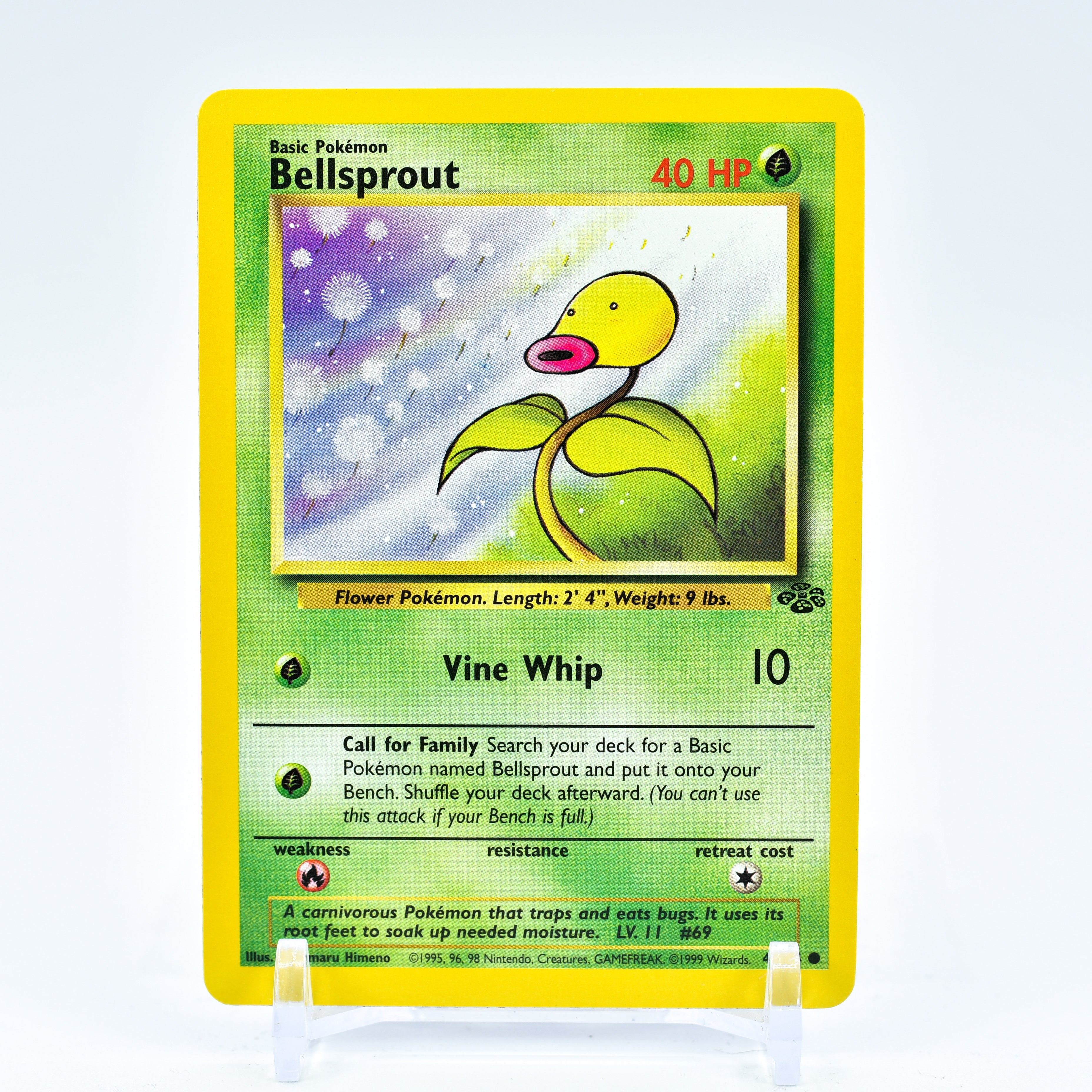 Bellsprout - 49/64 Jungle Unlimited Common Pokemon - NM
