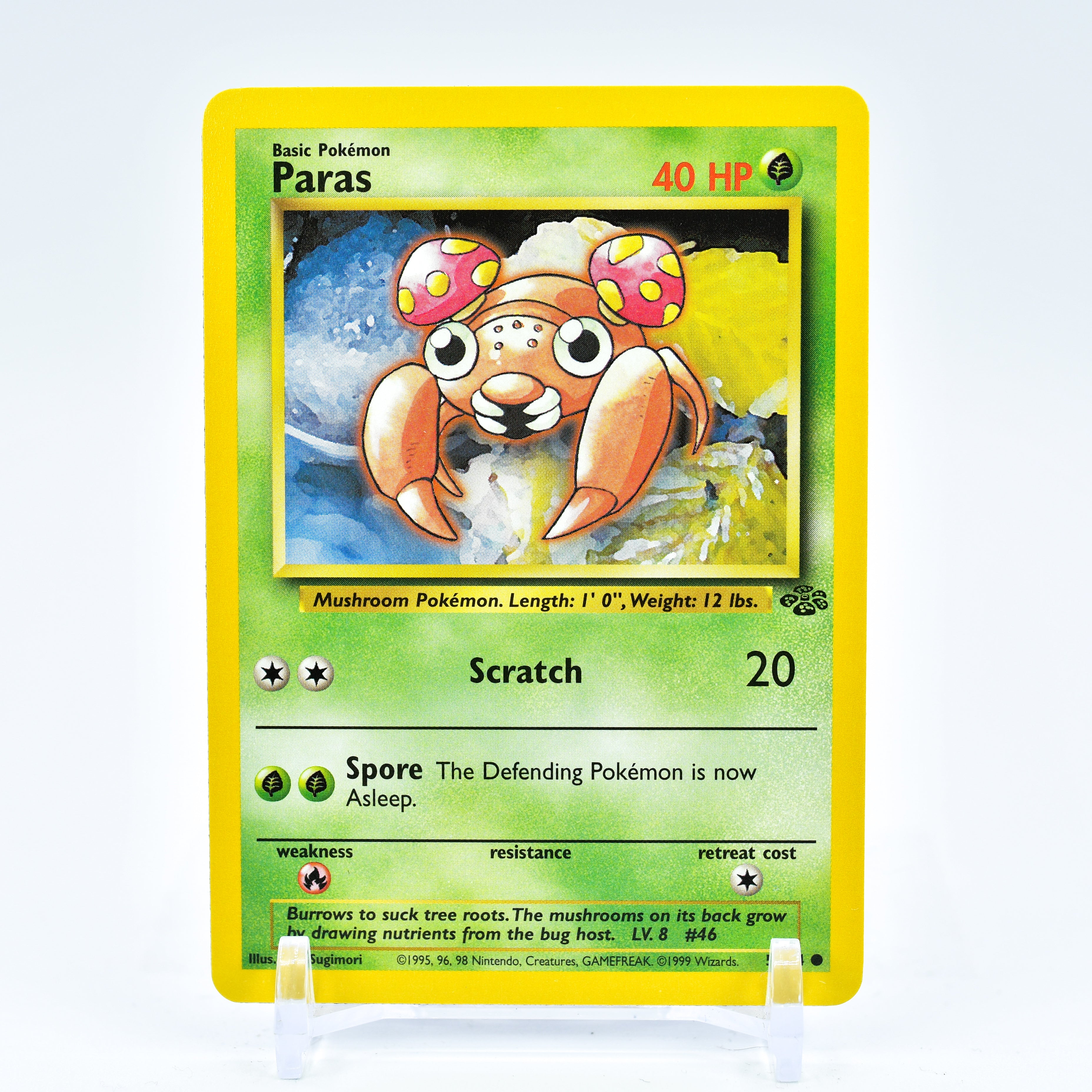 Paras - 59/64 Jungle Unlimited Common Pokemon - NM