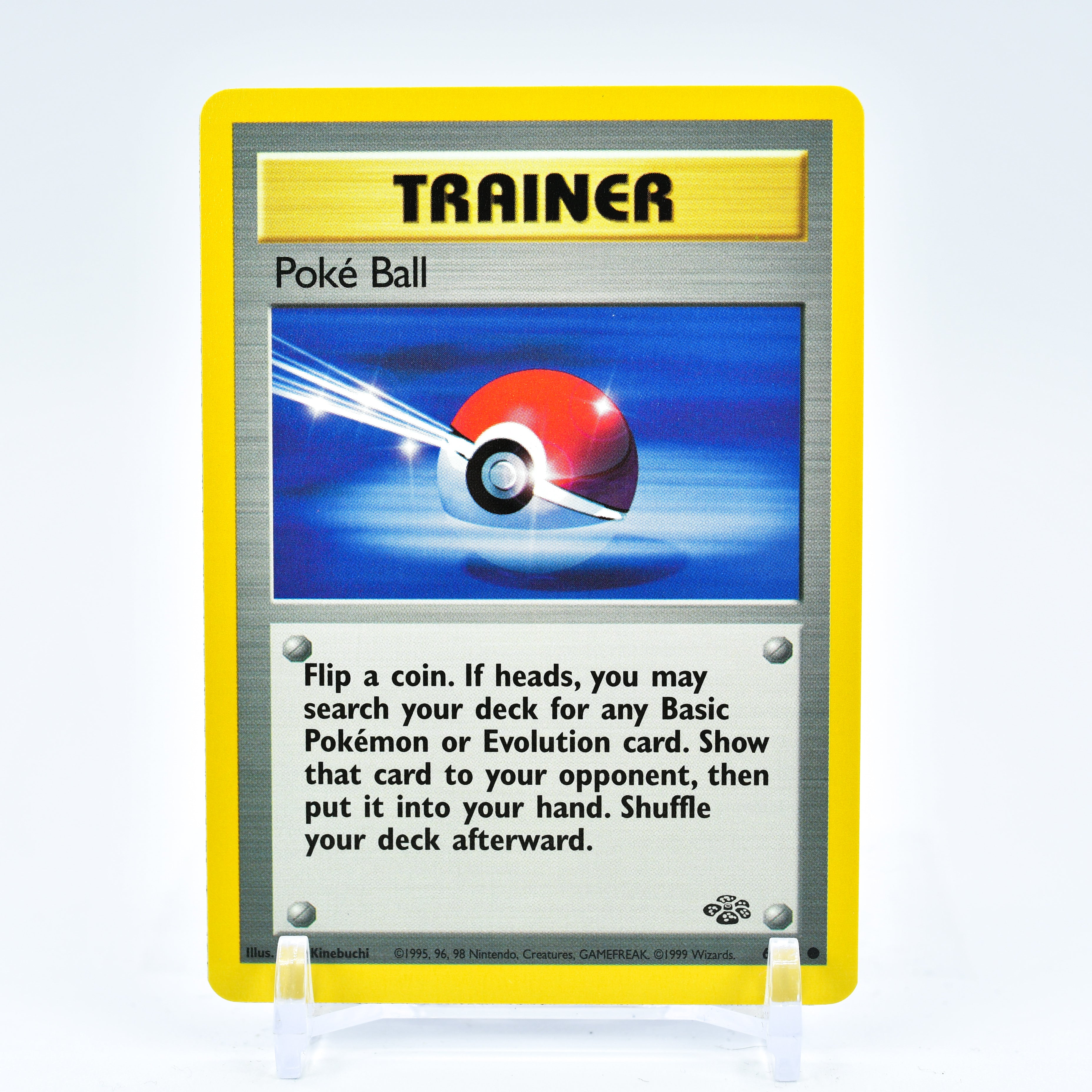 Poke Ball - 64/64 Jungle Unlimited Common Trainer - NM